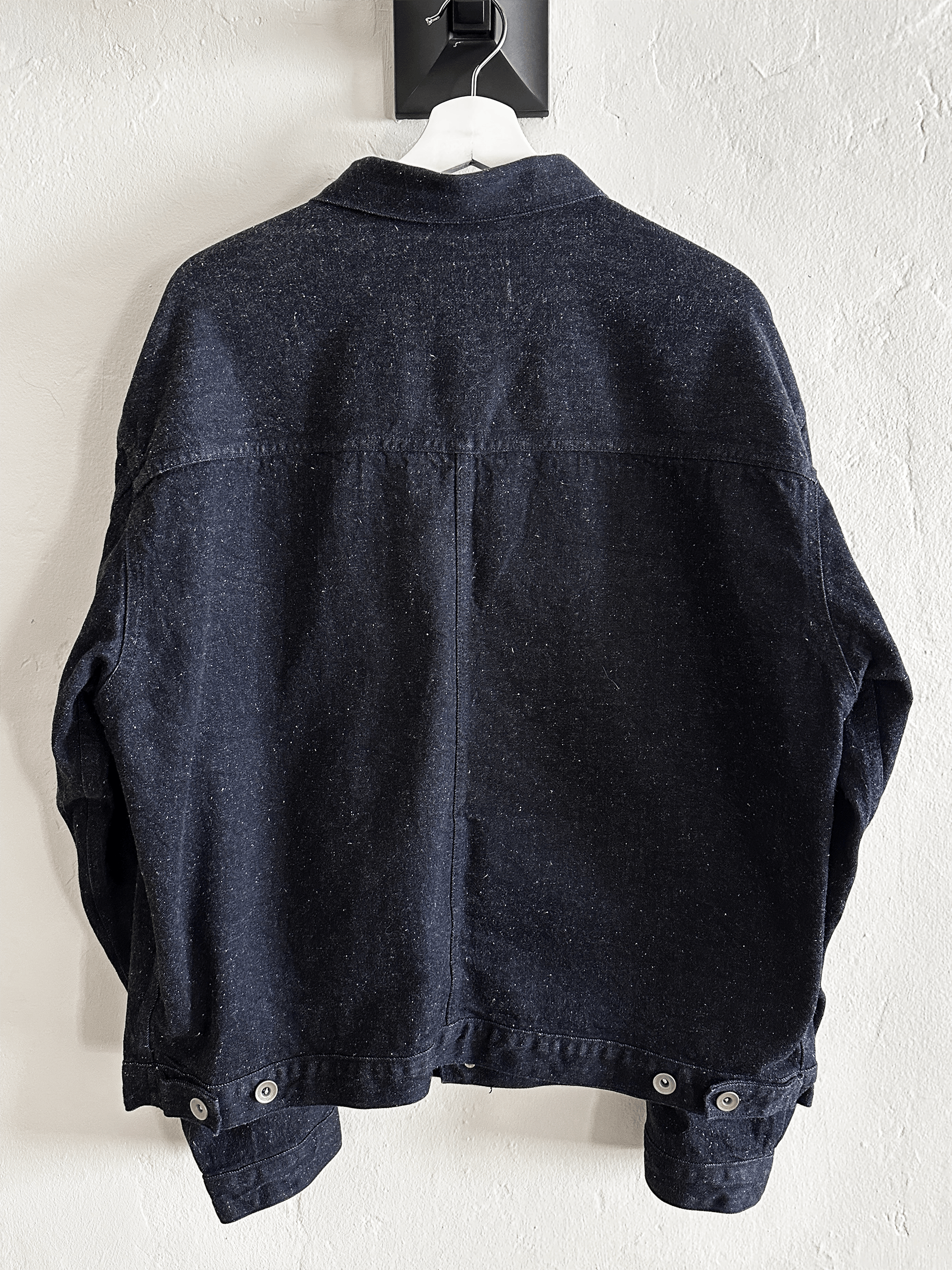Olive Olive Speckled Raw Indigo Denim Chore Jacket Levis Selvedge Size US M / EU 48-50 / 2 - 3 Thumbnail