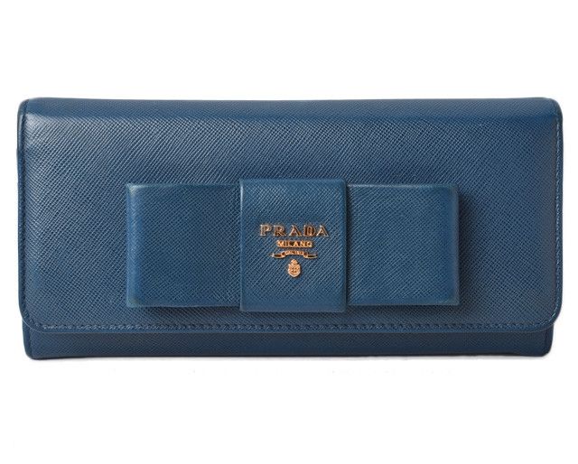 Prada Prada Prada Embossed Leather Long Wallet with Pass Case 1MH132 Leather Long Wallet 1MH132 in Great Condition Size ONE SIZE - 1 Thumbnail