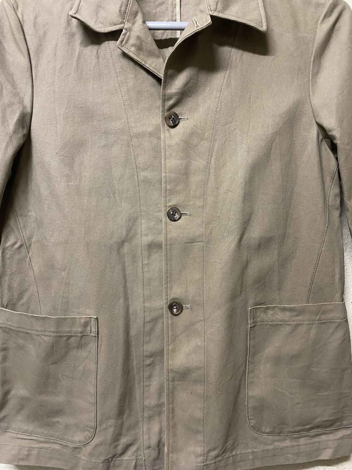 Yohji Yamamoto Yohji Yamamoto AAR Hunting Chore pocket canvas jacket Size US L / EU 52-54 / 3 - 9 Thumbnail