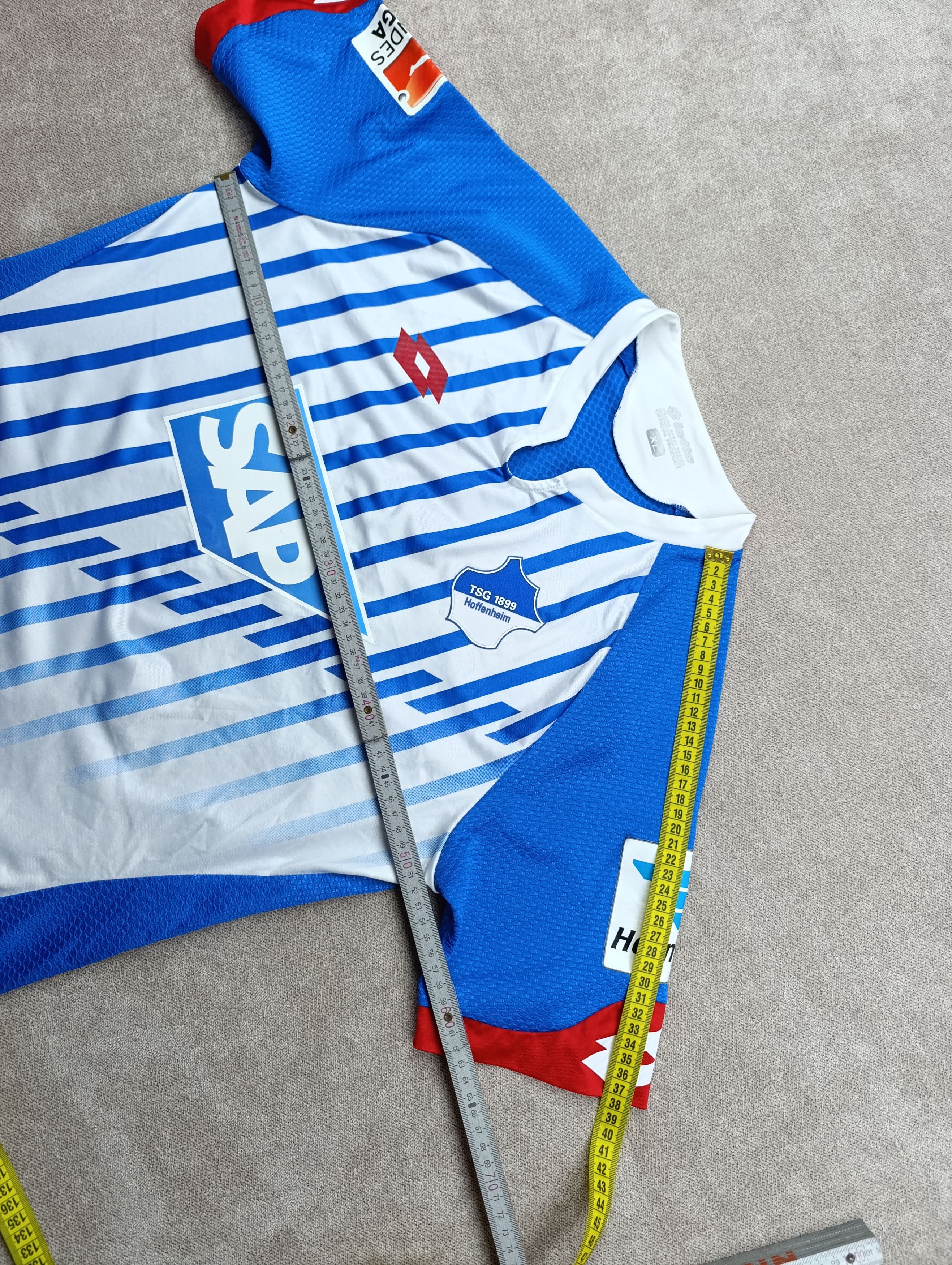 Lotto Sport Lotto #17 ZUBER Hoffenheim 2015-16 Football Shirt Jersey Size US XL / EU 56 / 4 - 16 Thumbnail