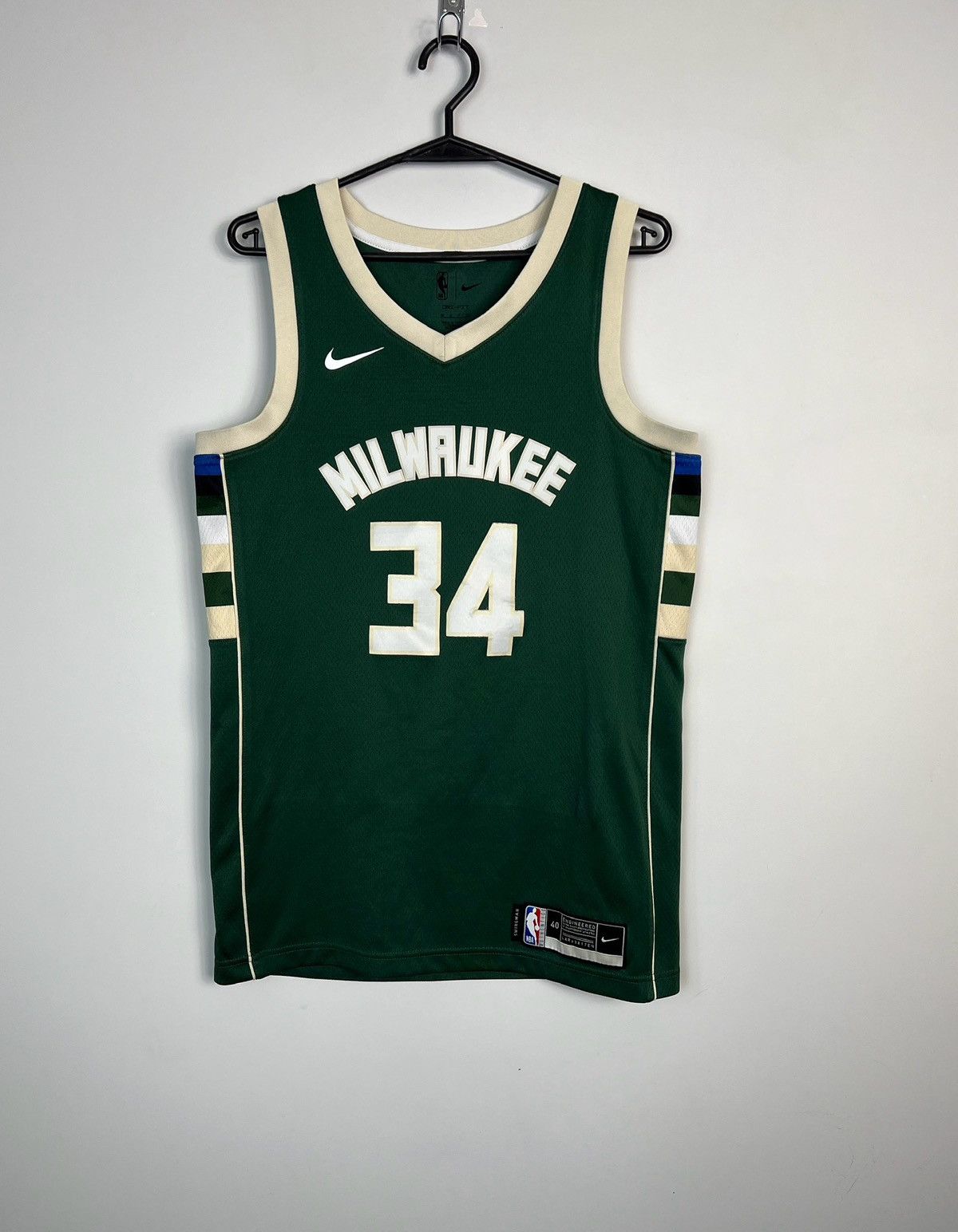 Nike Jersey Nike Milwaukee Bucks #35 Antetokounmpo NBA Size US M / EU 48-50 / 2 - 2 Thumbnail