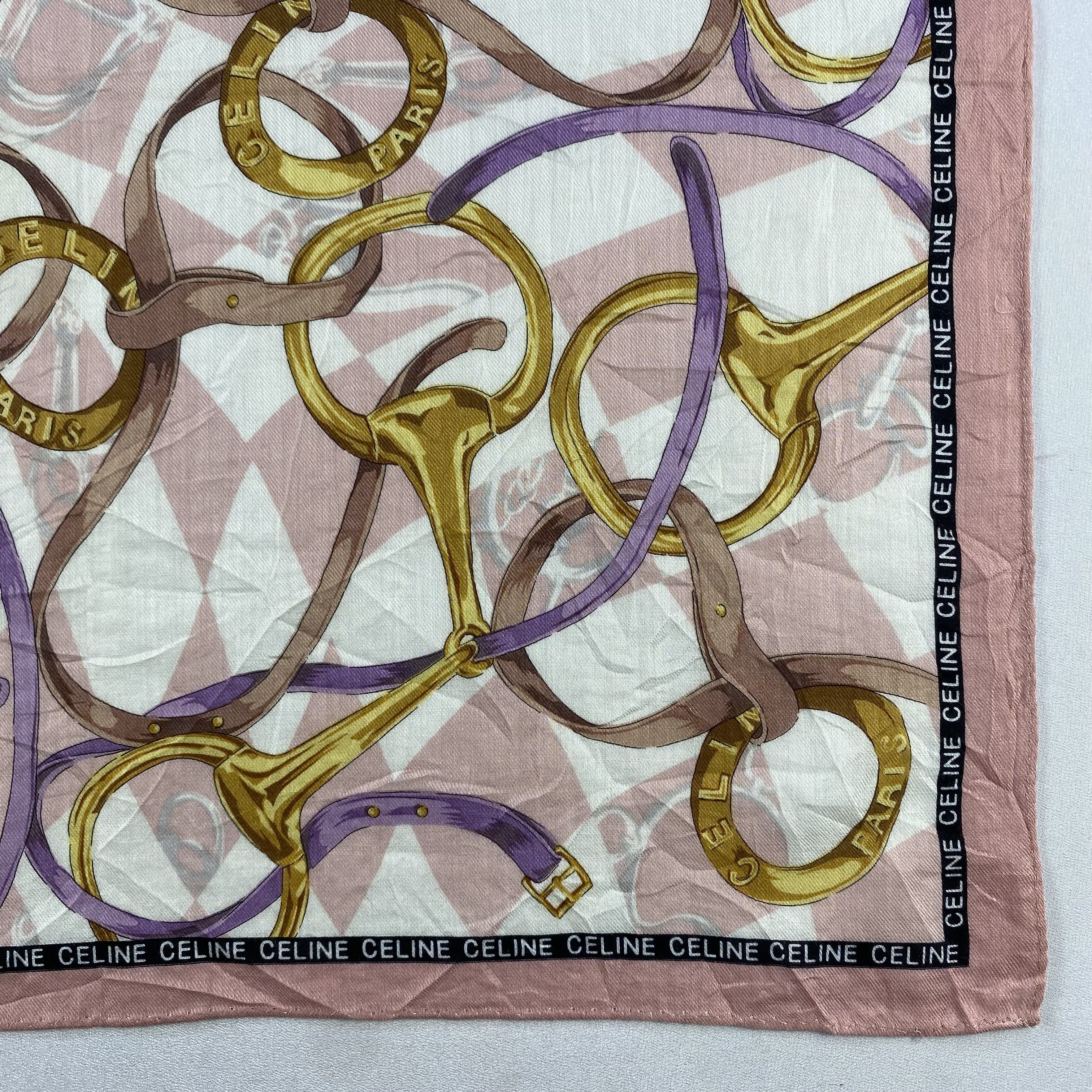Celine × Vintage Celine Bandana/ Handkerchief / Neckerchief Size ONE SIZE - 3 Thumbnail