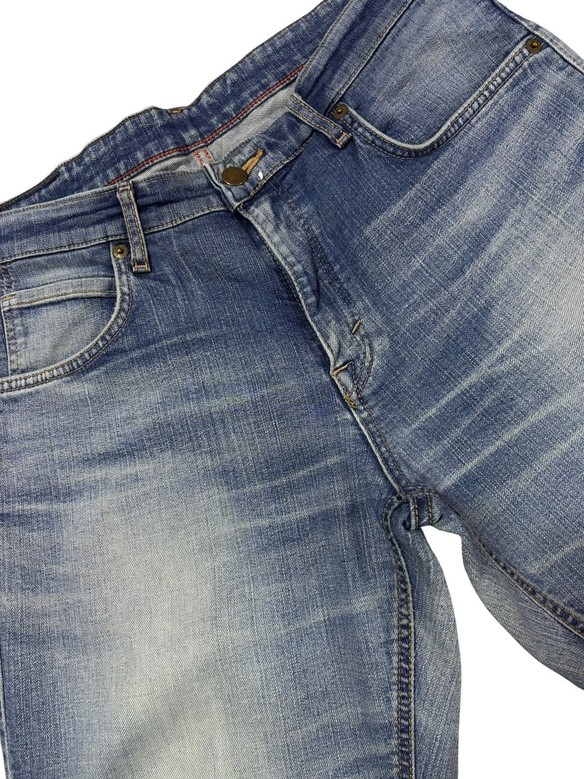 Edwin Vtg Edwin XV Japan 407 Relaxed Distressed Jeans Size US 30 / EU 46 - 5 Thumbnail