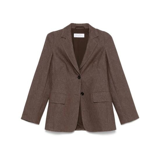 Max Mara MAX MARA Women Suit Jackets AGGUATI 742 002 BROWN Size M / US 6-8 / IT 42-44 - 1 Thumbnail