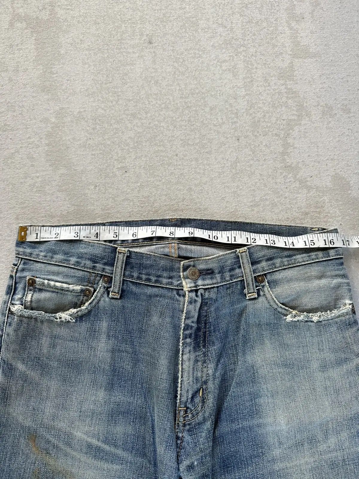 Vintage SEND OFFERS 🍁S-002 UNIQLO Japan Distressed Denim Rusty Pants Size US 33 - 11 Thumbnail