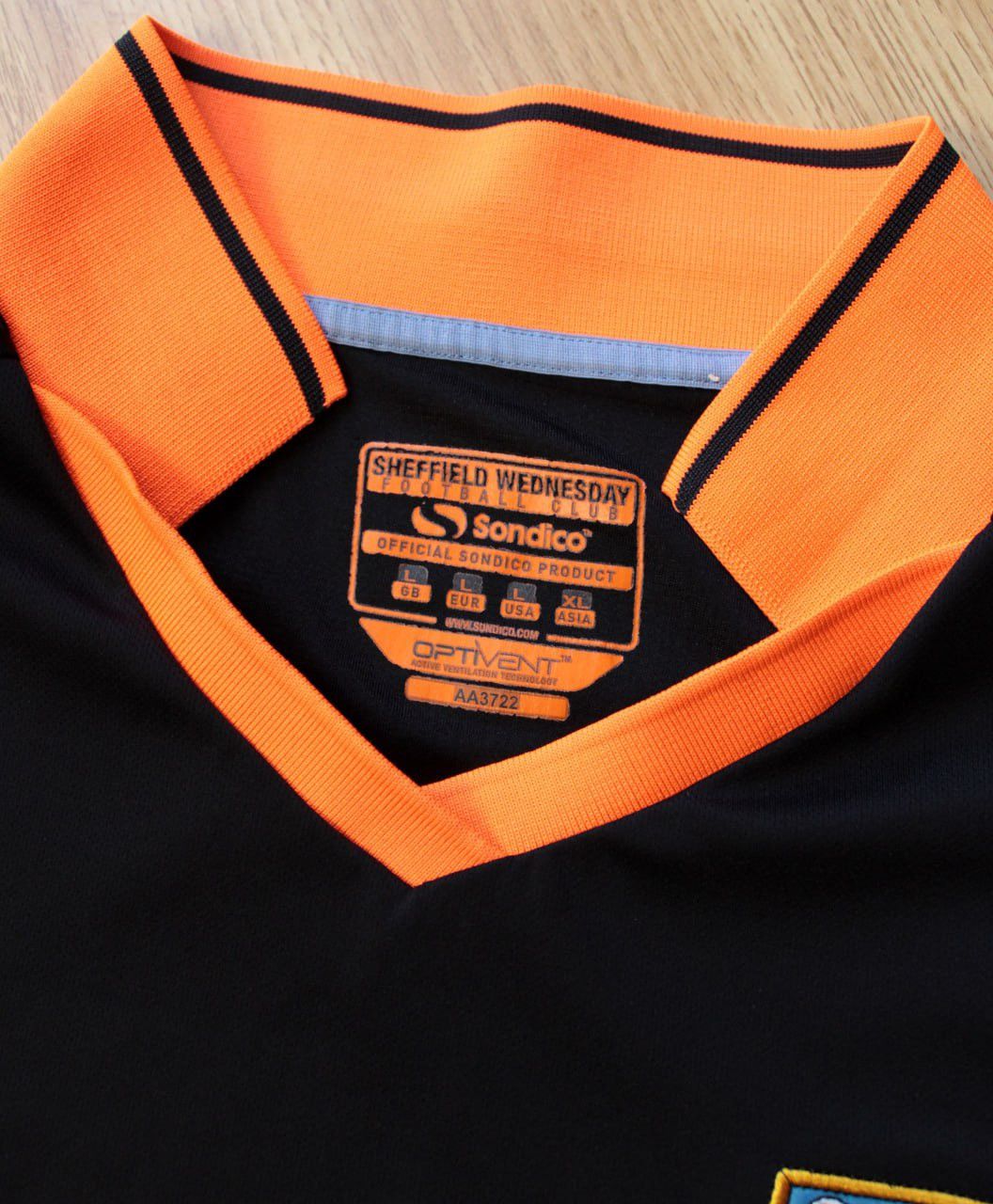 Other 🔥 2017 2018 Sheffield Wednesday Away Soccer Jersey Sondico Size US L / EU 52-54 / 3 - 3 Thumbnail