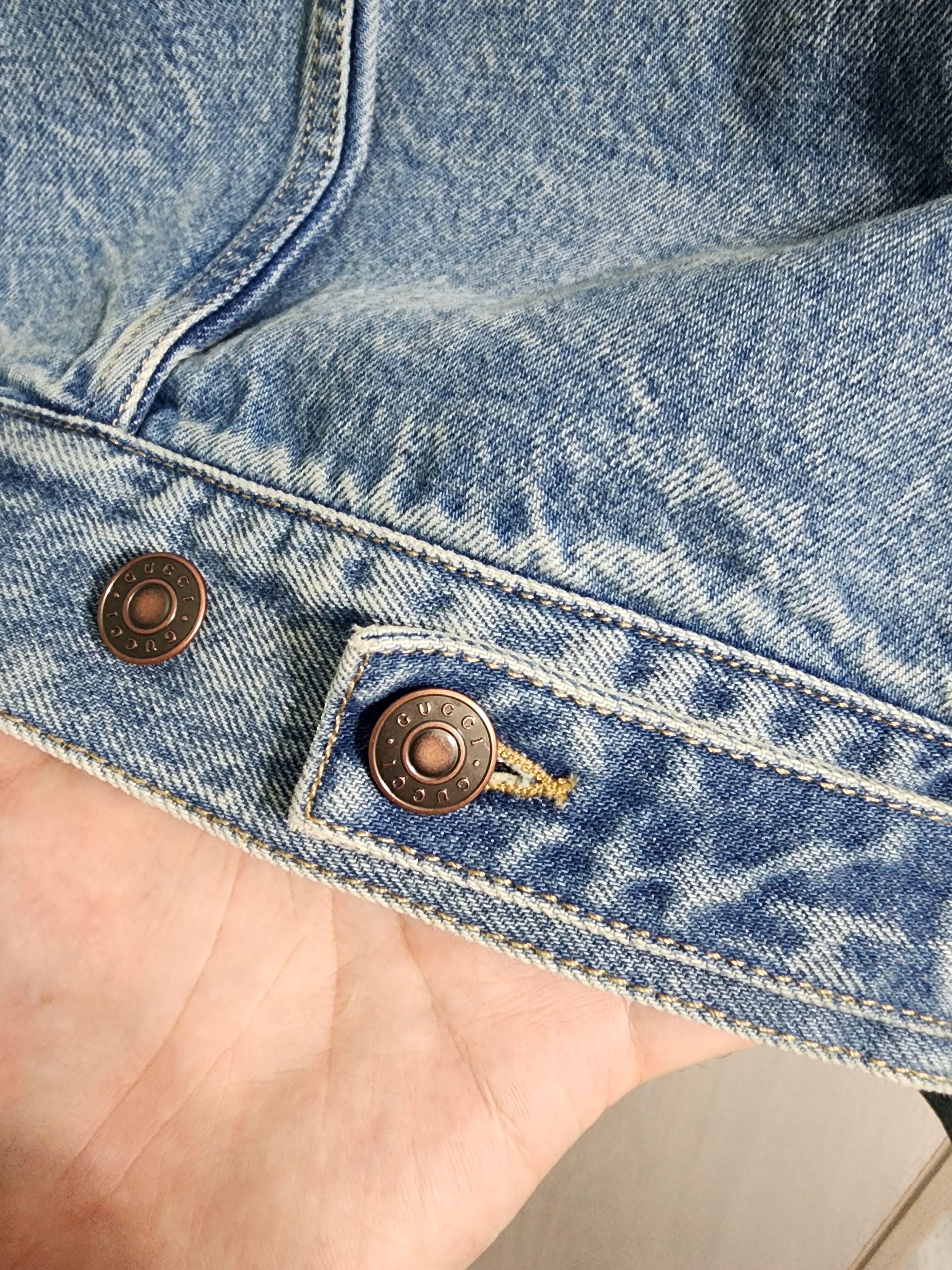 Disney × Gucci Donald Duck Embroidered Denim Jacket Size 56 Size US XXL / EU 58 / 5 - 4 Thumbnail