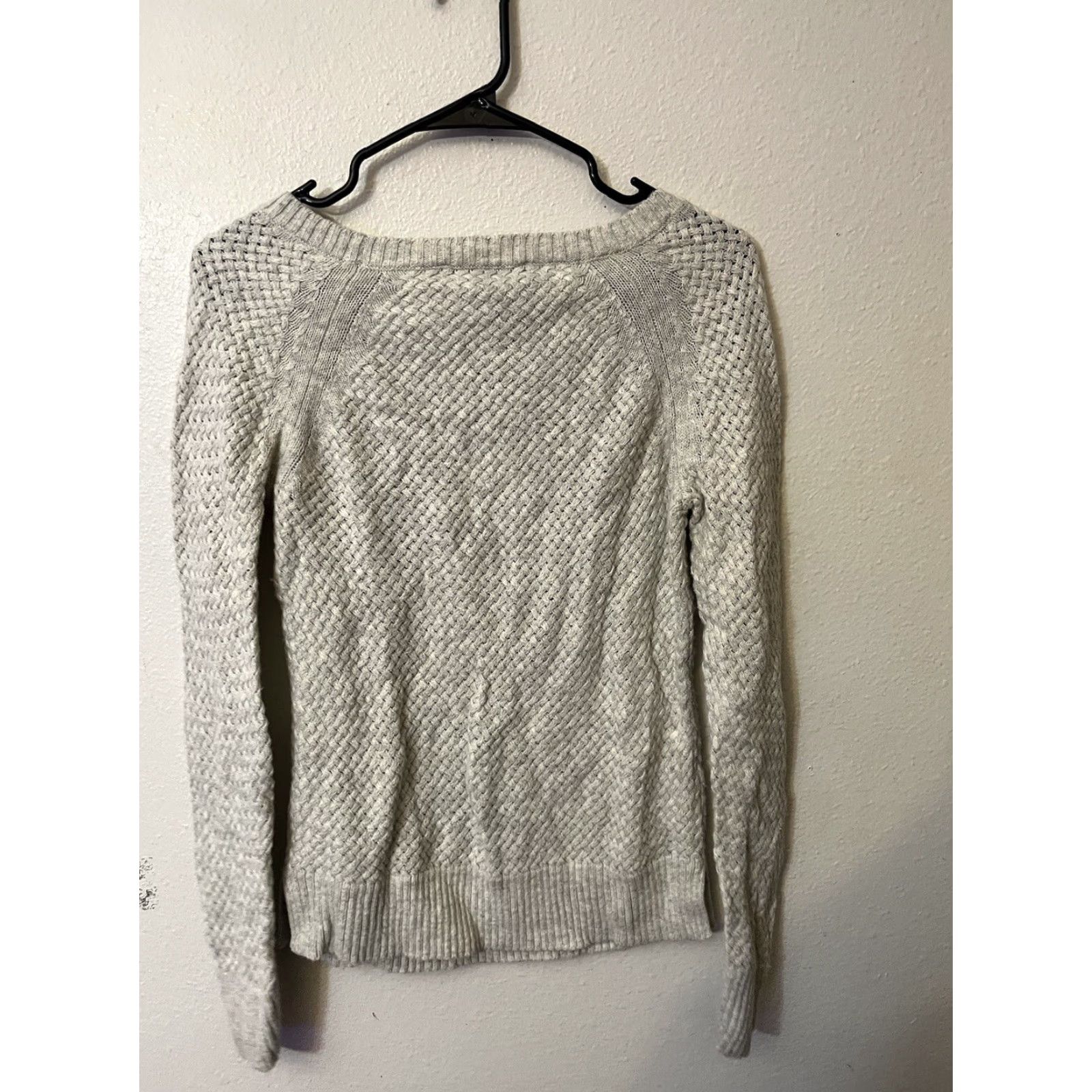 Loft LOFT Sweater Pullover Women's Medium Gray Long Sleeve Crew Neck Casual Classic Size M / US 6-8 / IT 42-44 - 3 Thumbnail