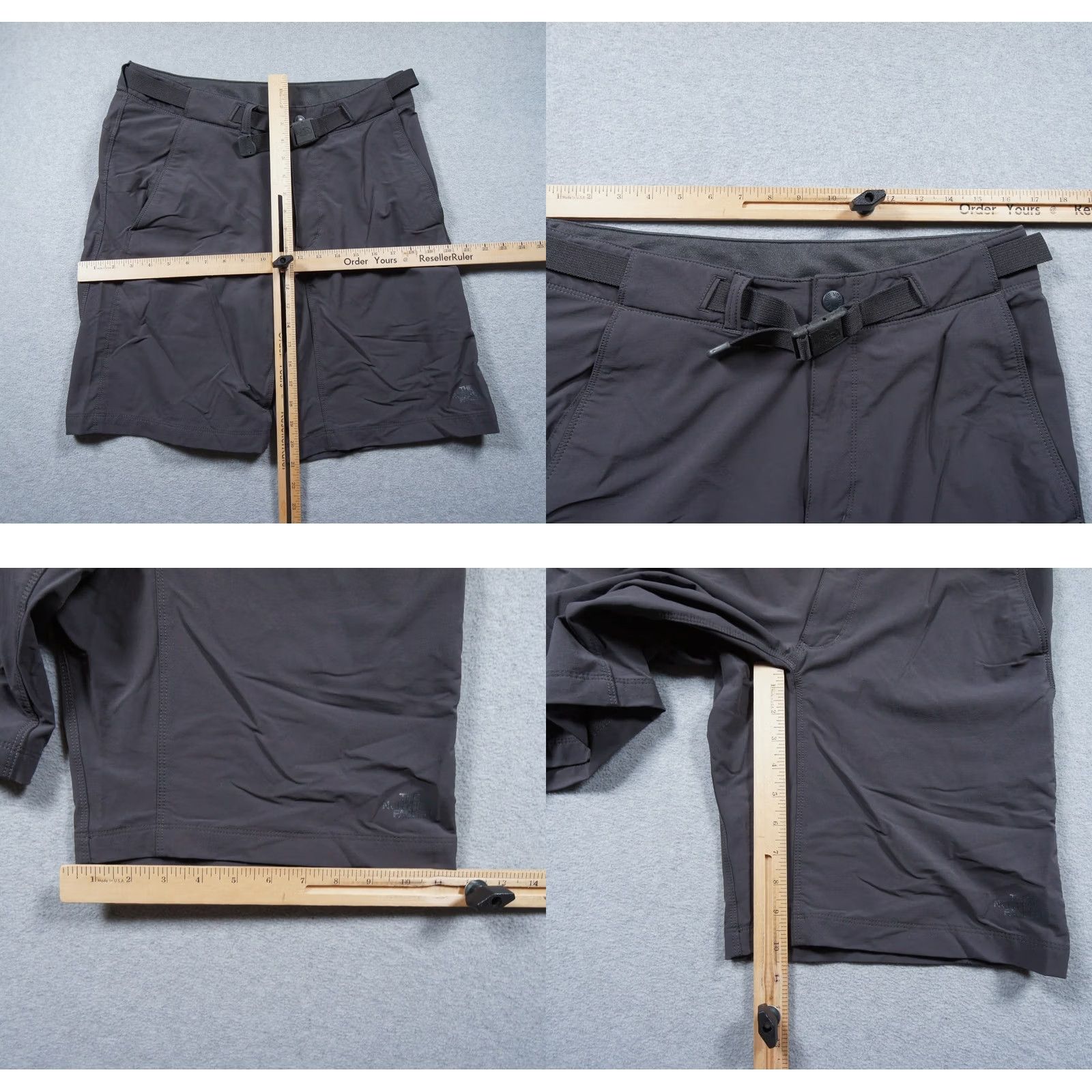 The North Face The North Face Shorts Mens 32 Gray Belted Stretch Zip Pockets Outdoors Nylon Short pants Size US 32 / EU 48 - 8 Thumbnail