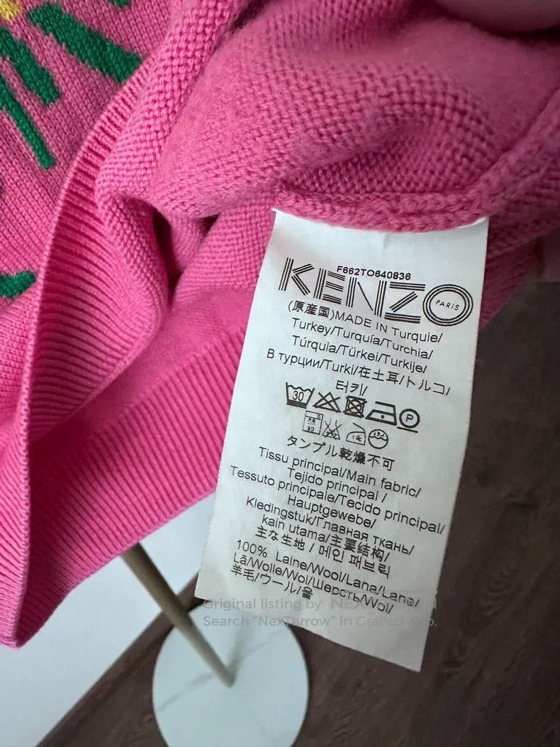 Kenzo Kenzo Pink Striped Sweater Size M / US 6-8 / IT 42-44 - 4 Thumbnail
