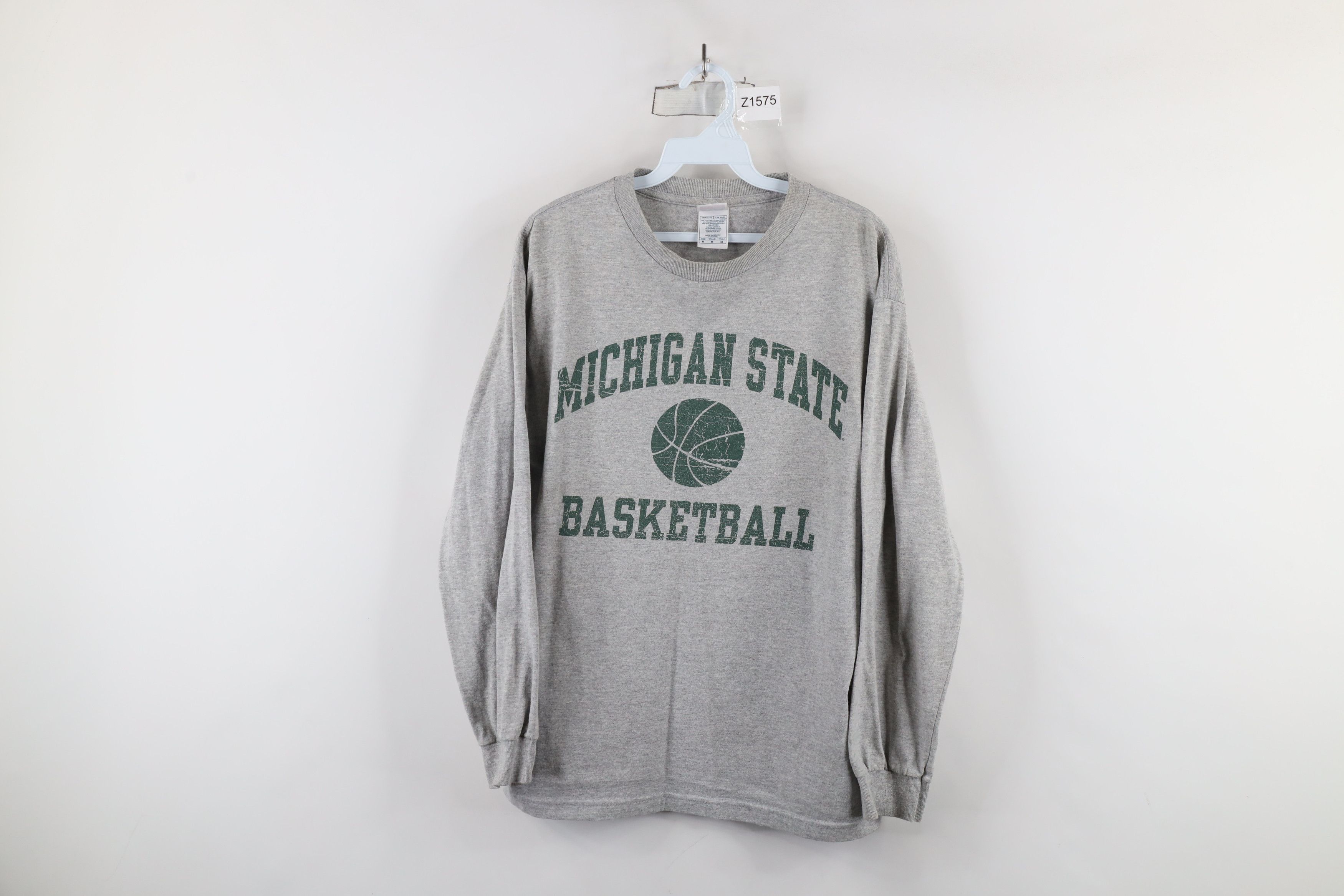 Vintage Vintage State University Basketball Long Sleeve T-Shirt Size US M / EU 48-50 / 2 - 1 Thumbnail