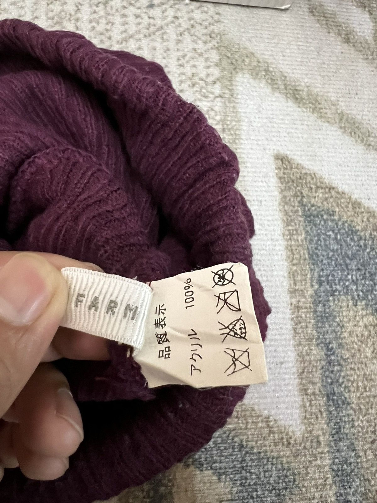 LOWRYS FARM Japanese Brand Lowrys Farm Plain Beanie Hats Size ONE SIZE - 7 Thumbnail