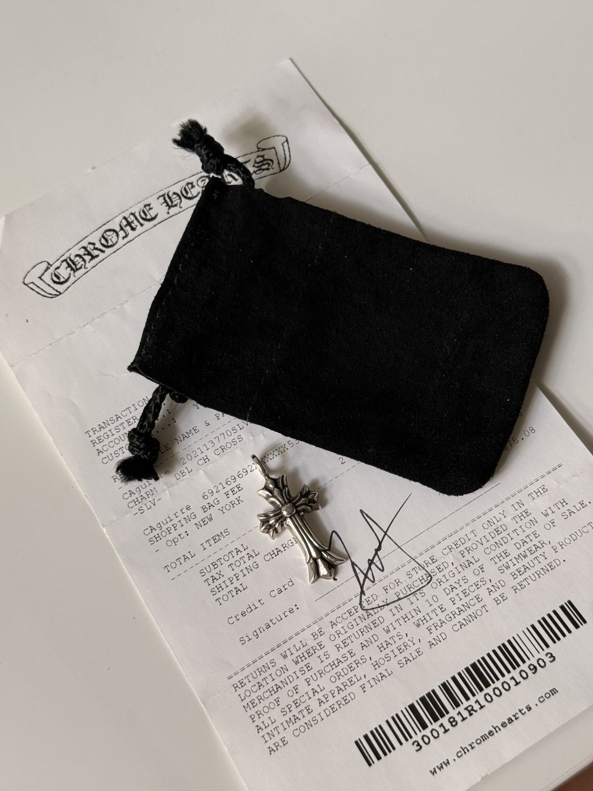 Chrome Hearts Chrome hearts double cross tiny pendant Size ONE SIZE - 1 Thumbnail