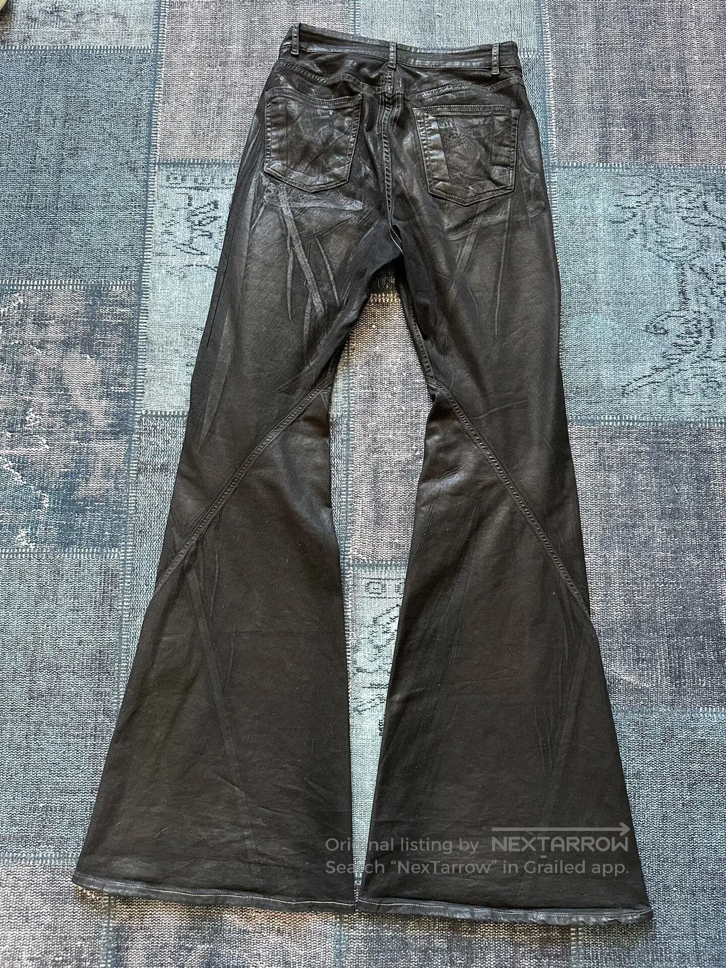 Rick Owens Rick Owens Black Bootcut Jeans. Size US 30 / EU 46 - 2 Thumbnail