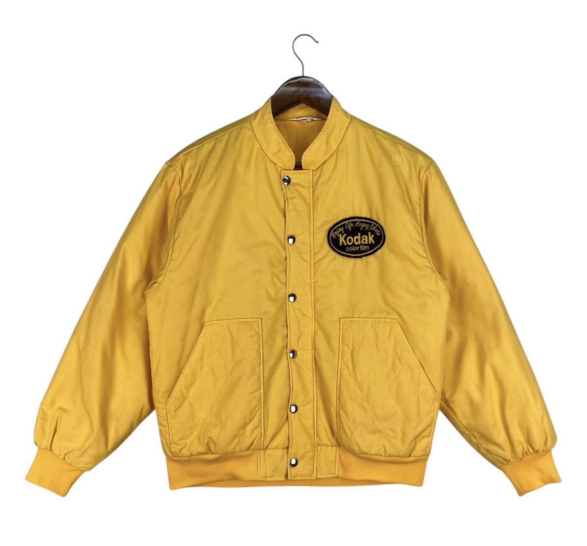 ◆KODAK◆ CINERI COLOR BLOCK ANORAK JACKET YELLOW K4123RJK22 Vintage Kodak japan Men's Color Film Jacket yellow size M