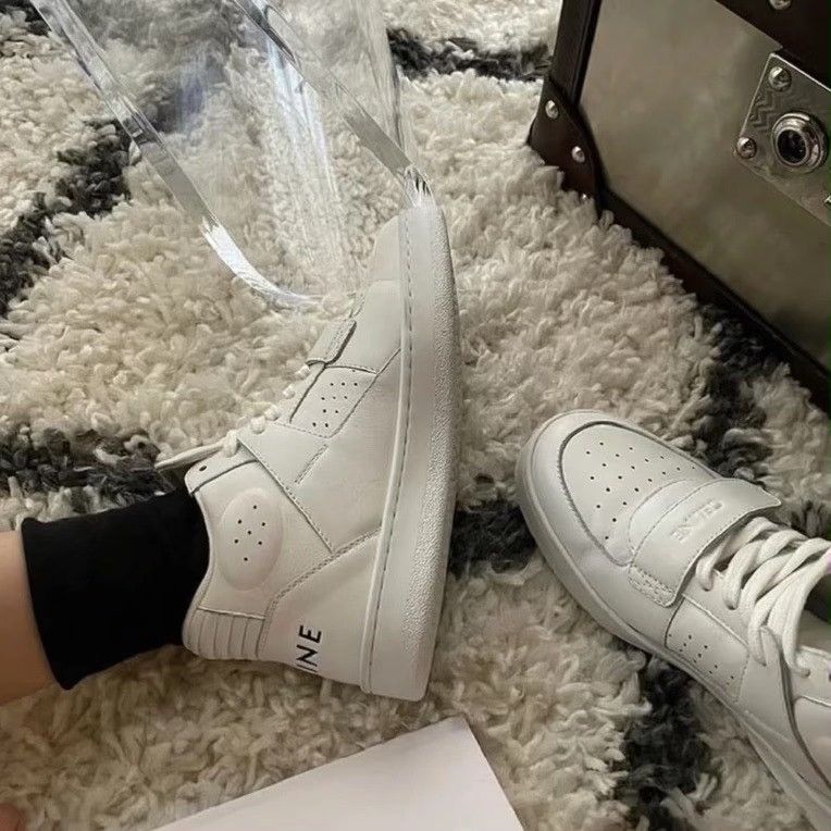 Celine Celine CT-02 Mid Sneaker with Velcro in calfskin leather Size US 7 / IT 37 - 9 Thumbnail