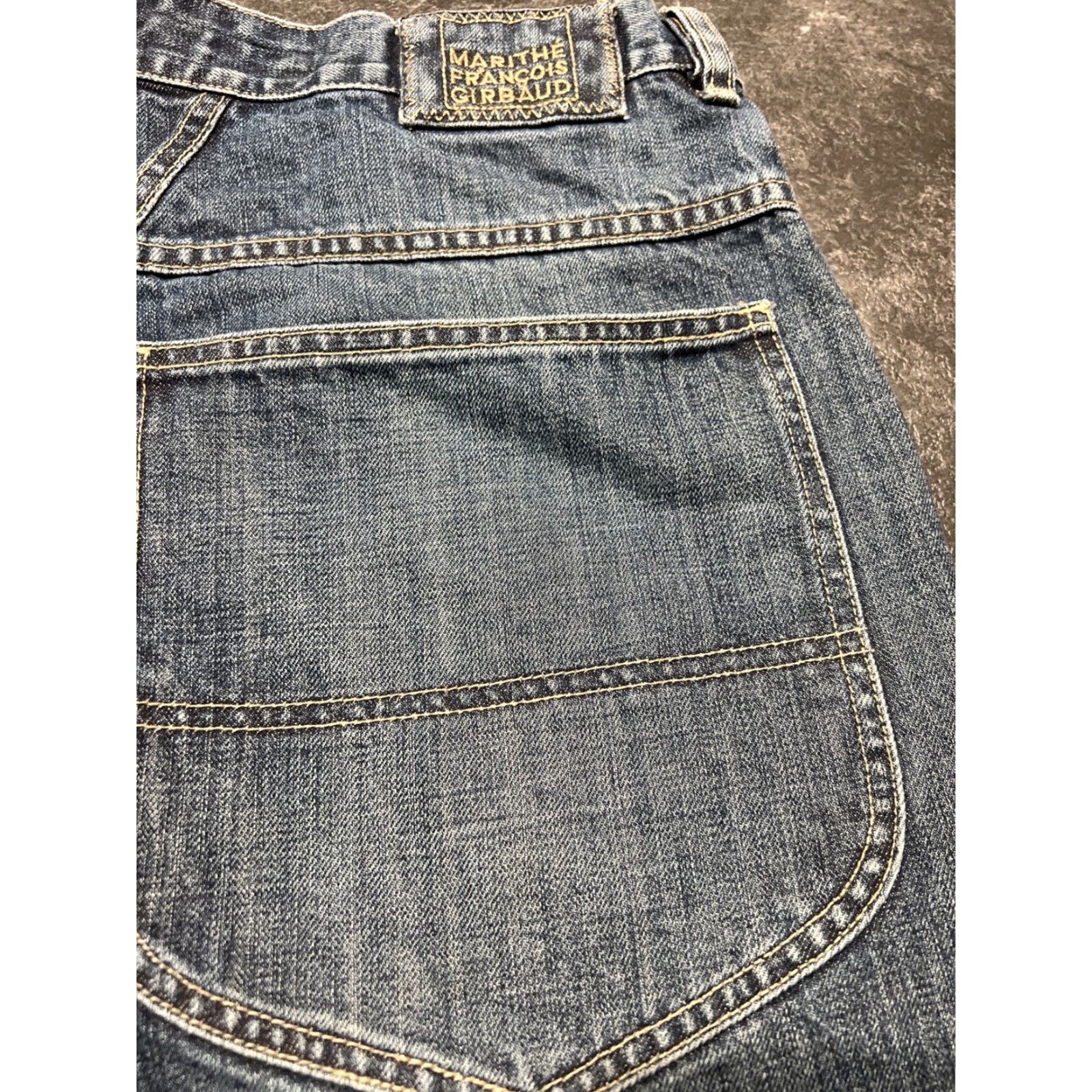 Vintage VINTAGE Marithe Francois Girbaud Jeans Mens 36 Blue Denim Hip Hop VTG Tapered Straight Leg Mens Jeans Size US 36 / EU 52 - 5 Thumbnail