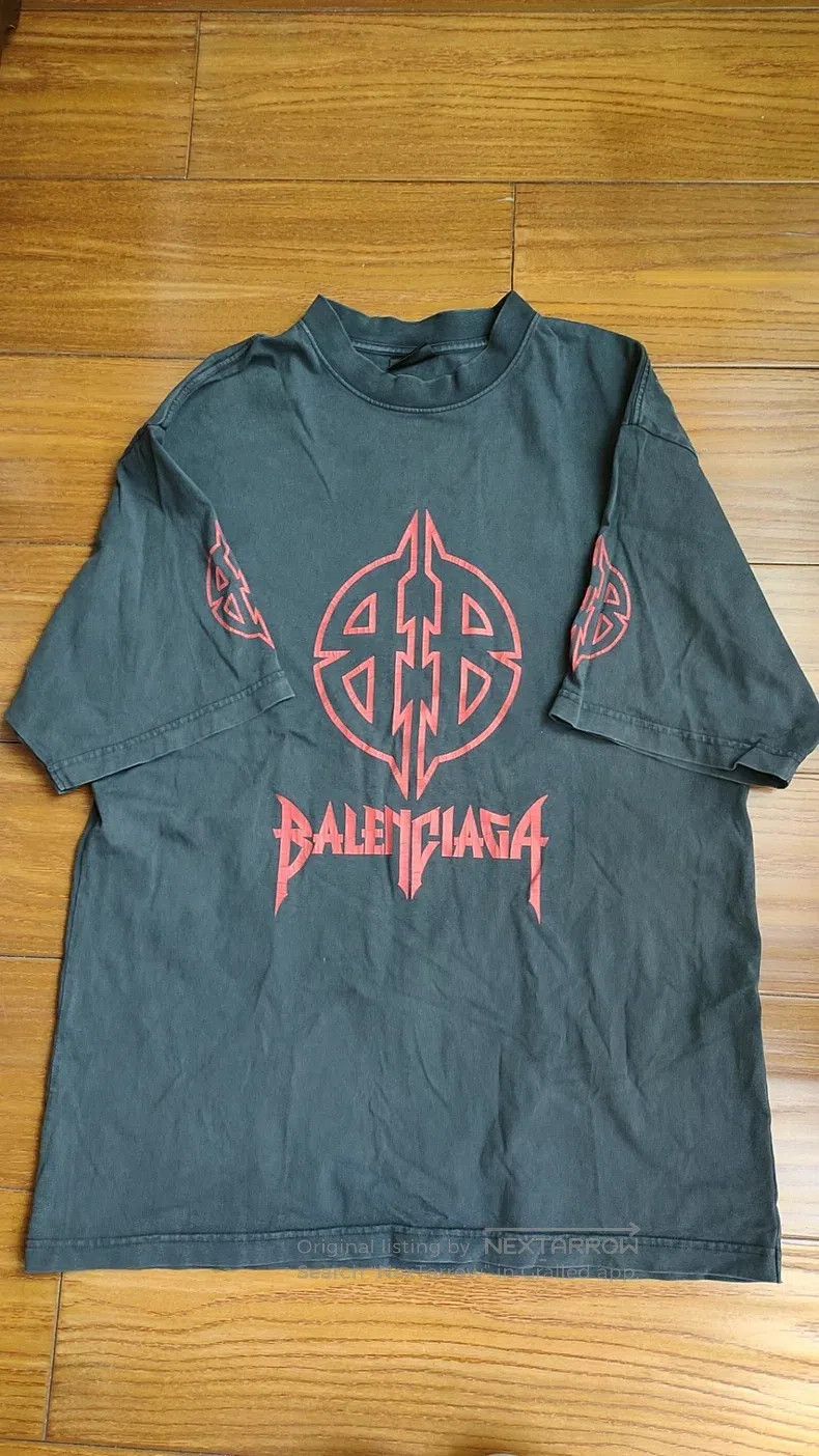 Balenciaga Black Short Sleeve T-shirt