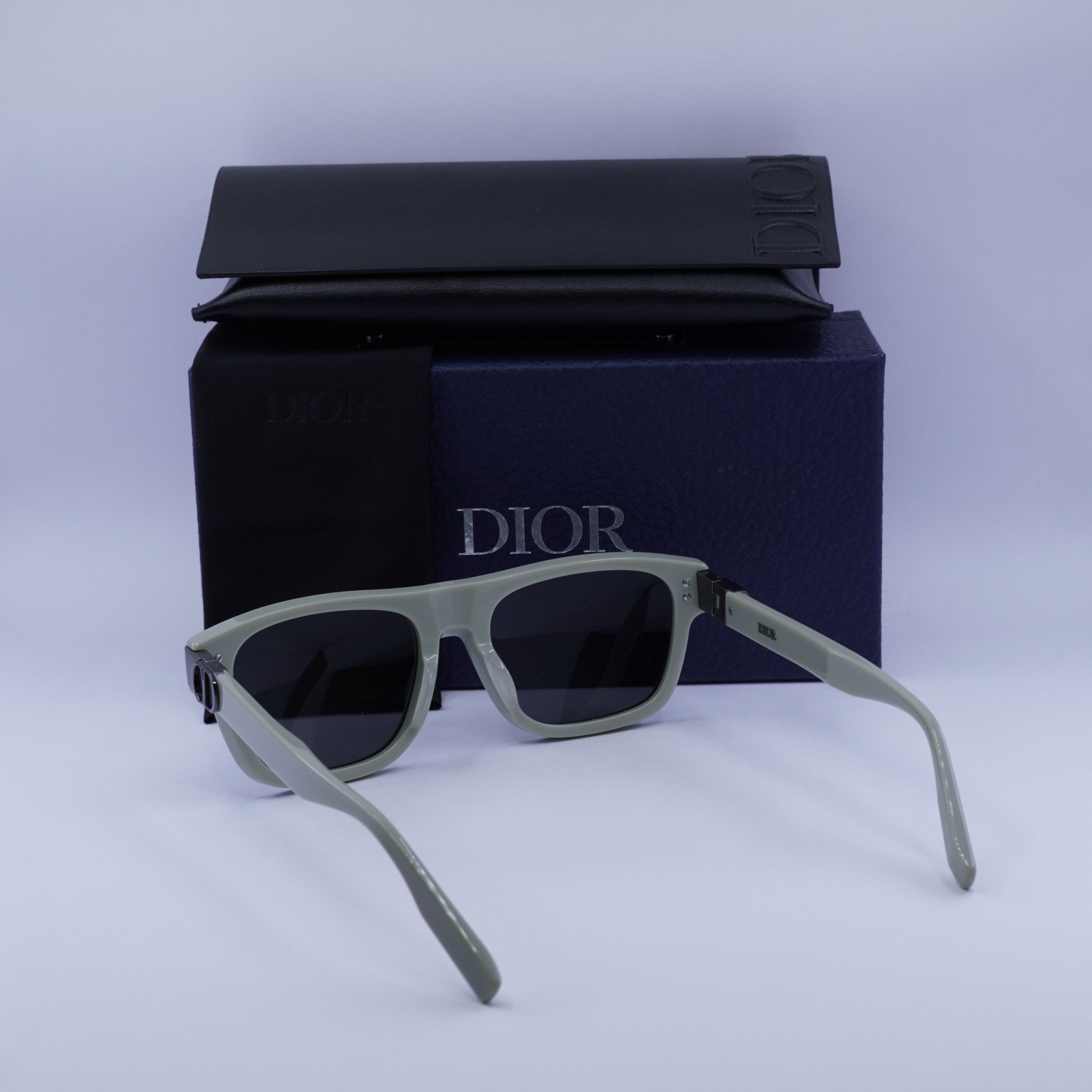 Dior Dior CD ICON S3F 78A0 Sunglasses Grey Square Frame Size ONE SIZE - 10 Thumbnail