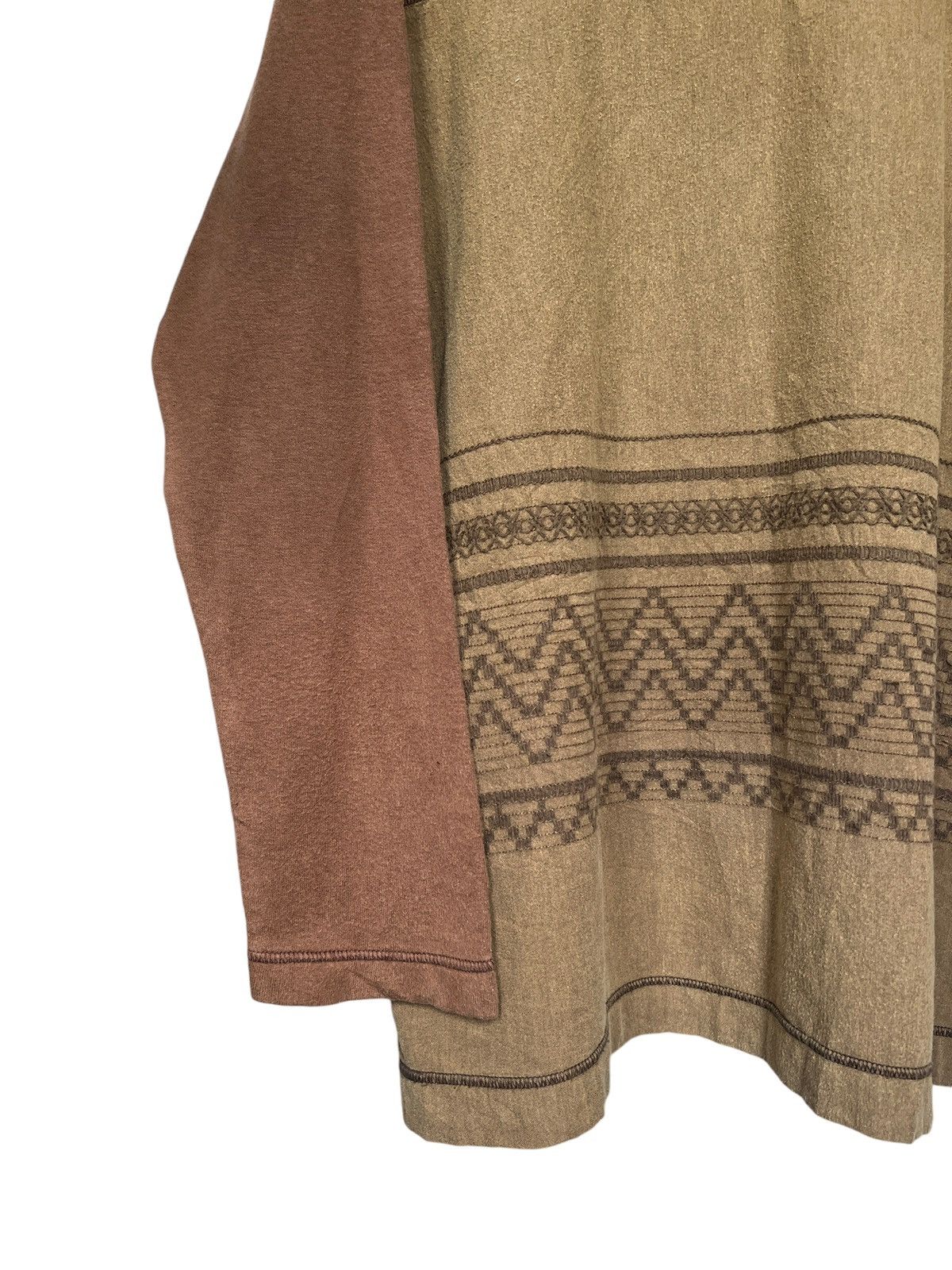 Hai Sporting Gear × Issey Miyake Vintage Hai Sporting Gear Navajo Embroidery Longsleeve Shirt Size US L / EU 52-54 / 3 - 9 Thumbnail