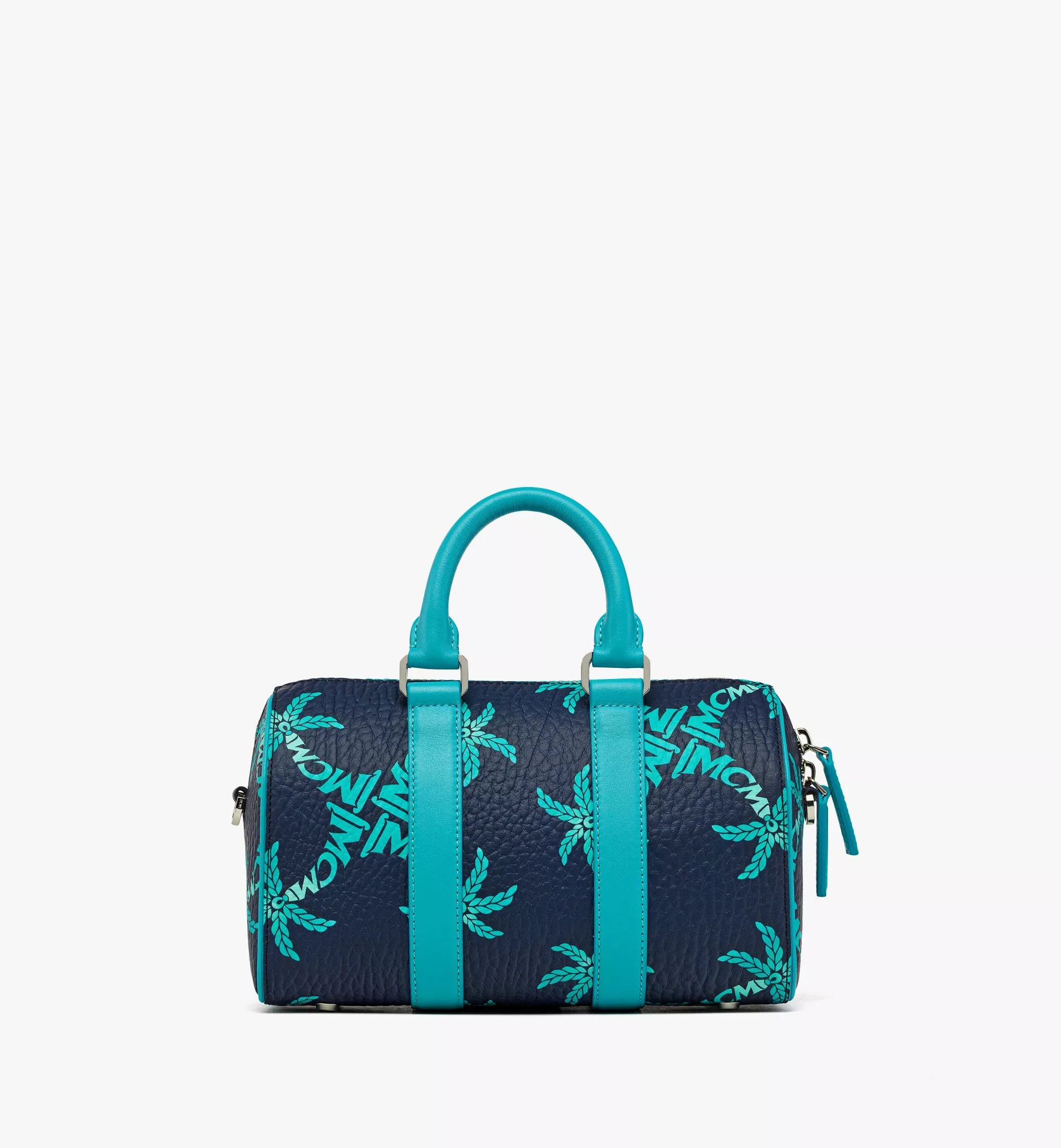 MCM o1mt1gz0925 Size: OS / Small Boston Bag in Blue Size ONE SIZE - 5 Thumbnail