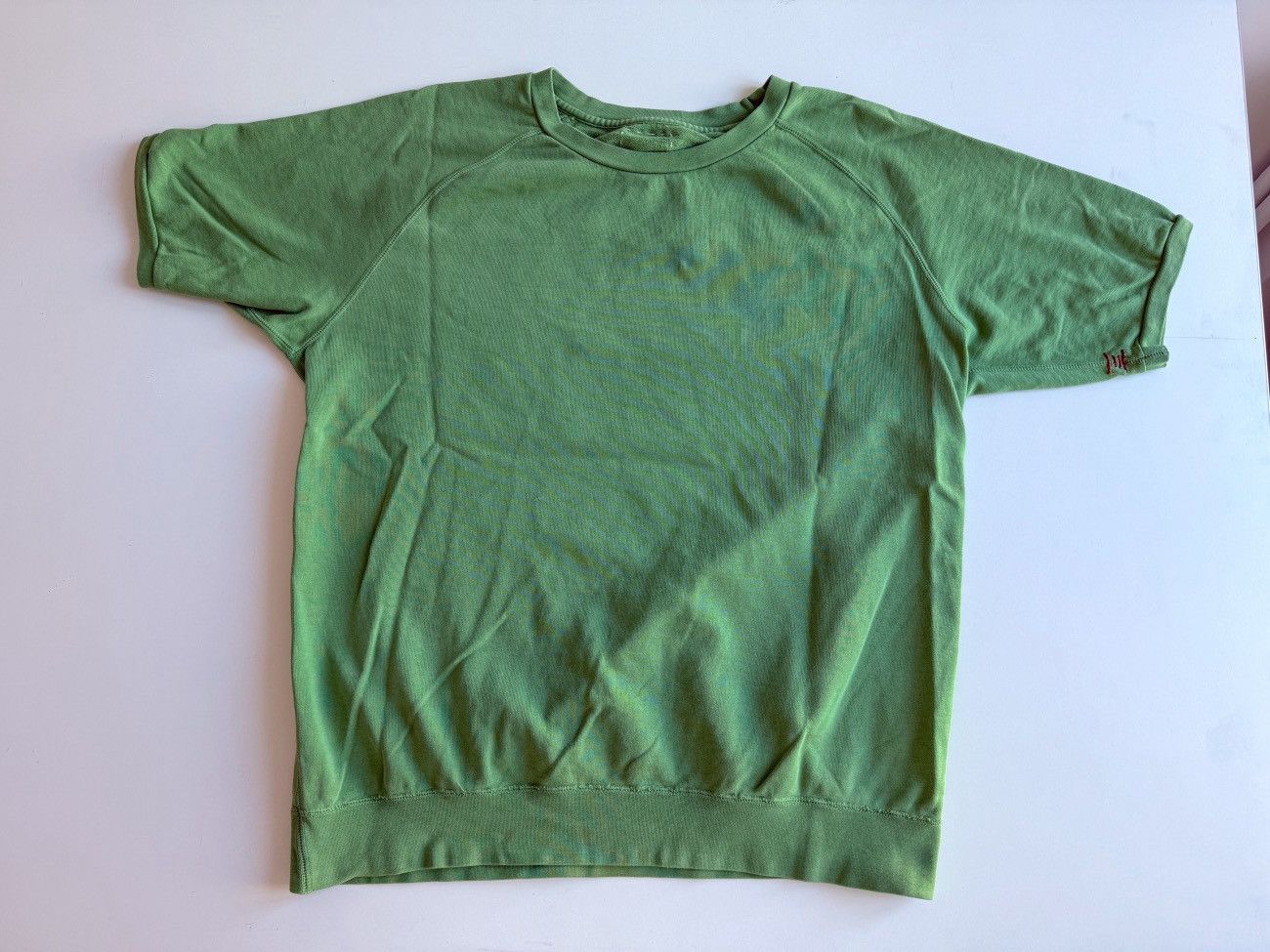 Vintage VISVIM NATURAL VEGGIE DYE green 4 / XL raglan crew shirt Size US XL / EU 56 / 4 - 1 Thumbnail