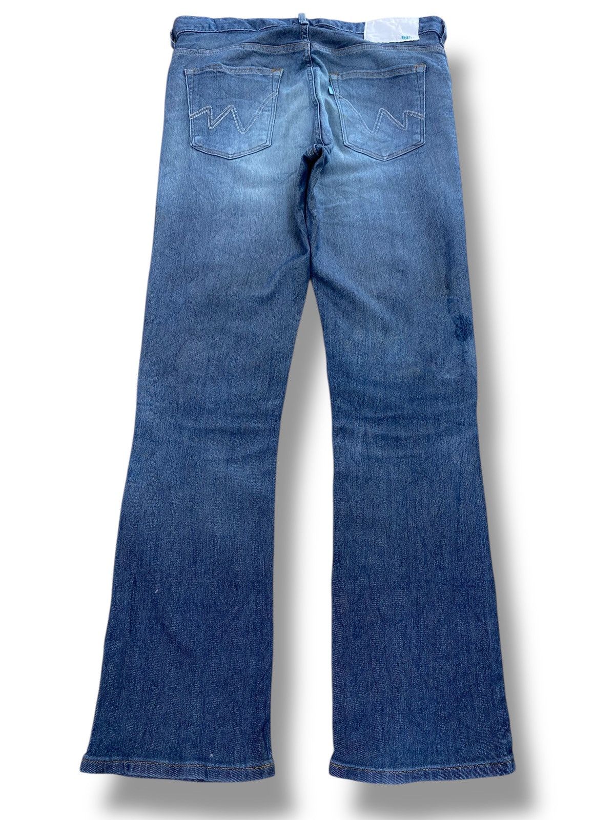 Edwin Edwin Faded Wash Whiskers Style Bootcut Soft Jeans Size US 34 / EU 50 - 3 Thumbnail