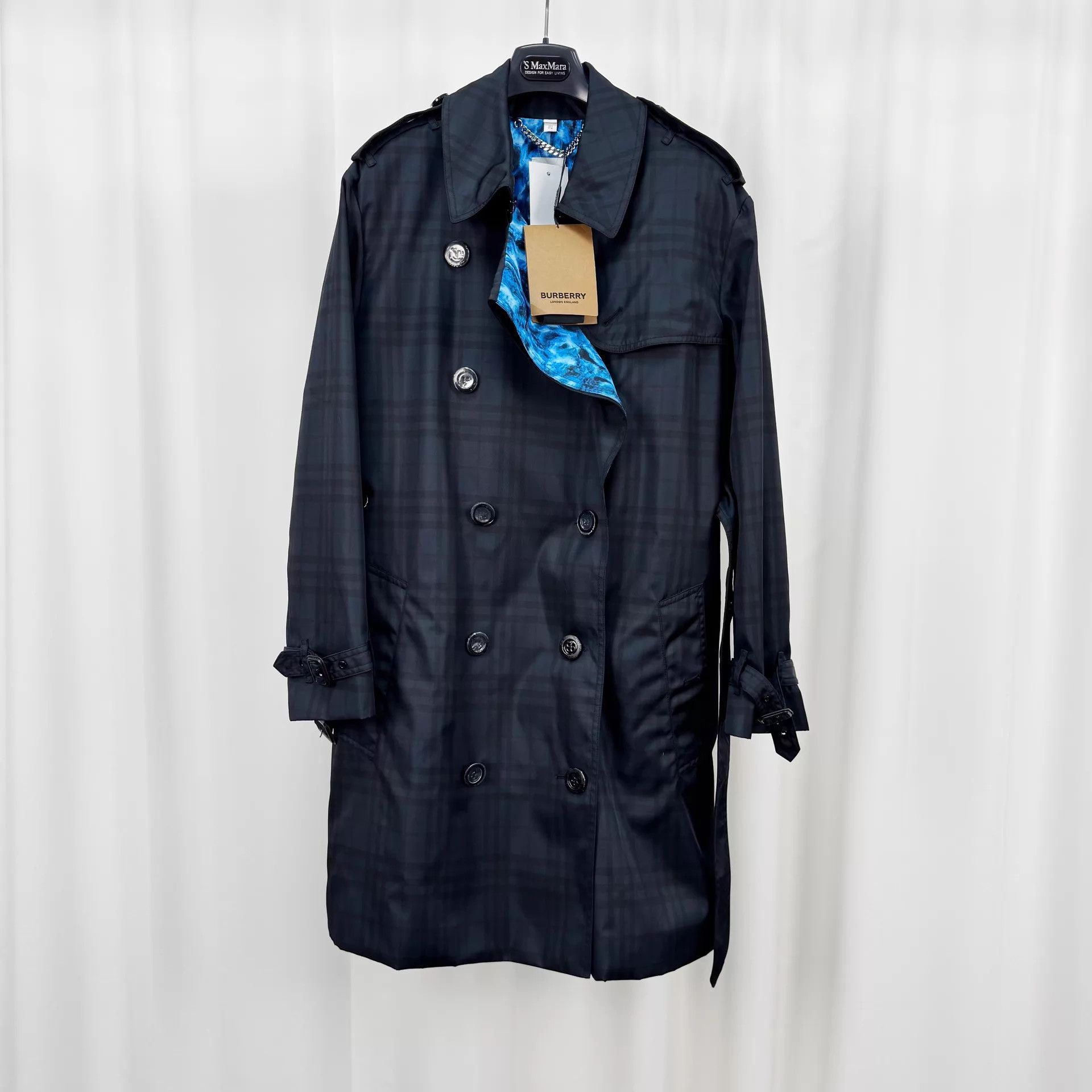 Burberry Burberry Tie-Dye Trench Coat Check Lining UK6 New Size XS / US 0-2 / IT 36-38 - 1 Thumbnail