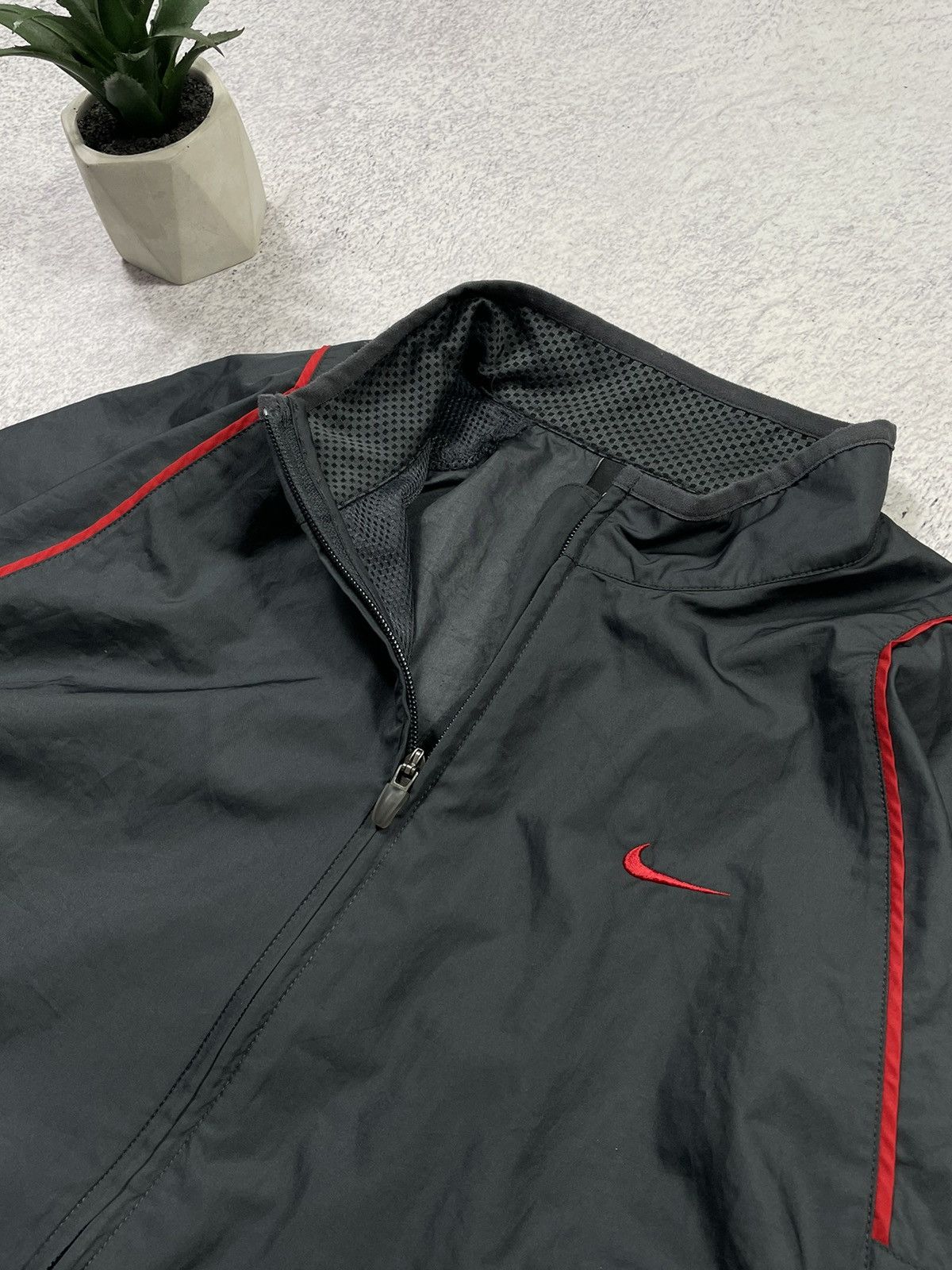 Nike × Vintage Vintage Nike Nylon Drill Y2K Training Jacket Size US XL / EU 56 / 4 - 7 Thumbnail