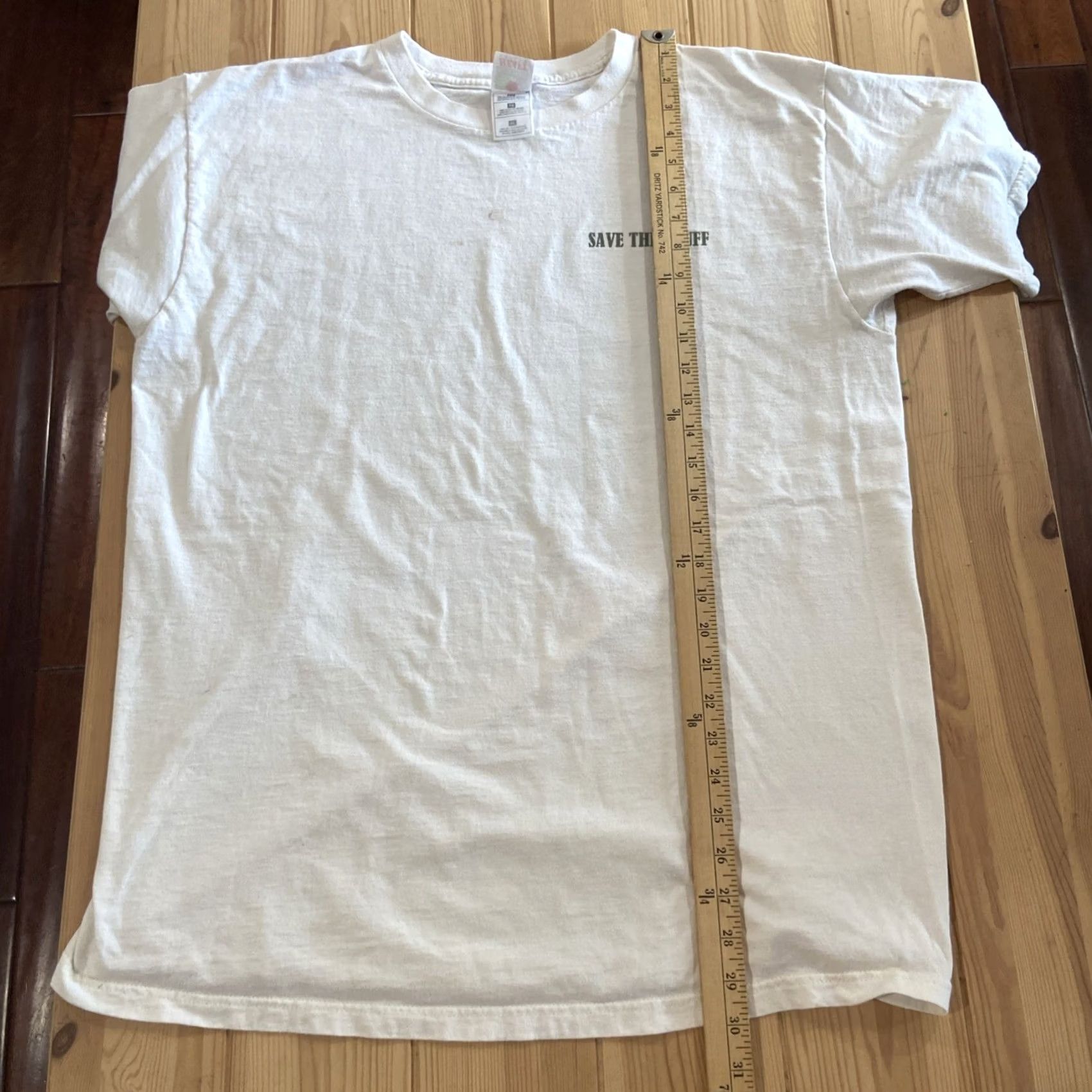 Fruit Of The Loom VINTAGE Fruit of the Loom T-Shirt Men Short Sleeve XL Beige Stitch 90s Size US XL / EU 56 / 4 - 7 Thumbnail