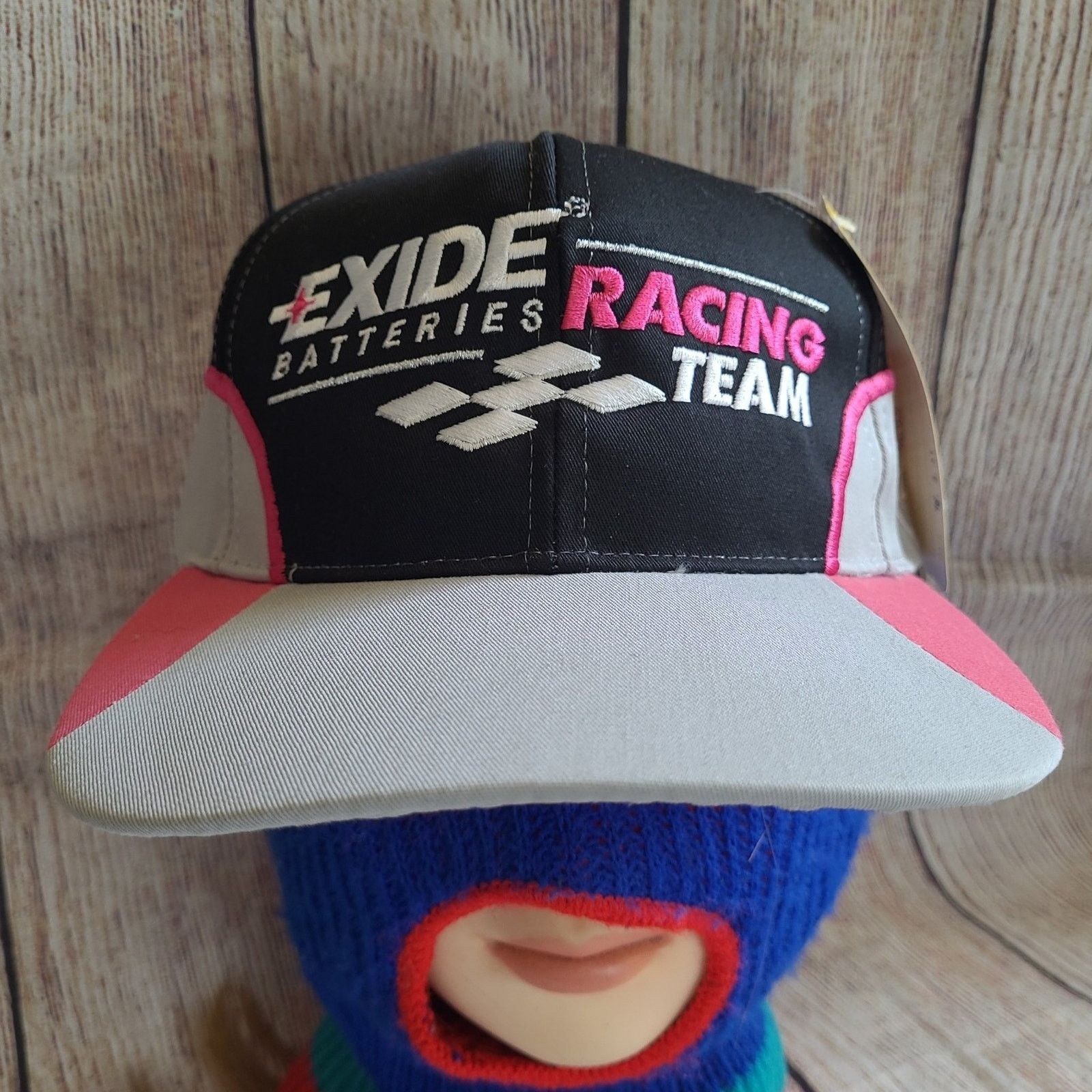 NASCAR × Vintage Vtg Nascar Exide Battery Team Racing hat DaDa Sample Size ONE SIZE - 2 Thumbnail