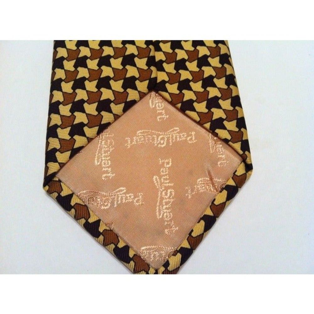 Paul Stuart PAUL STUART MEN'S NEW 100%SILK TIE WIDTH: 3 1/2" Size ONE SIZE - 4 Thumbnail