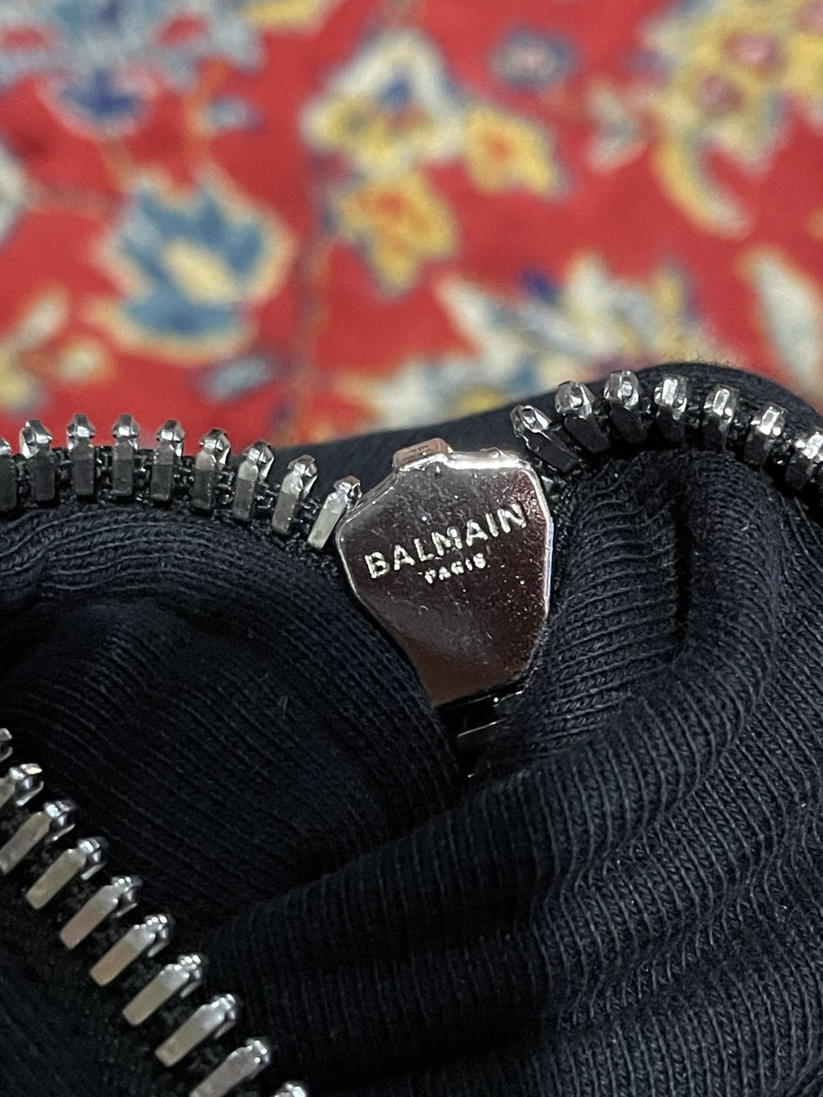 Balmain Balmain Biker Embossed Sweatpants Black Size US 30 / EU 46 - 23 Thumbnail