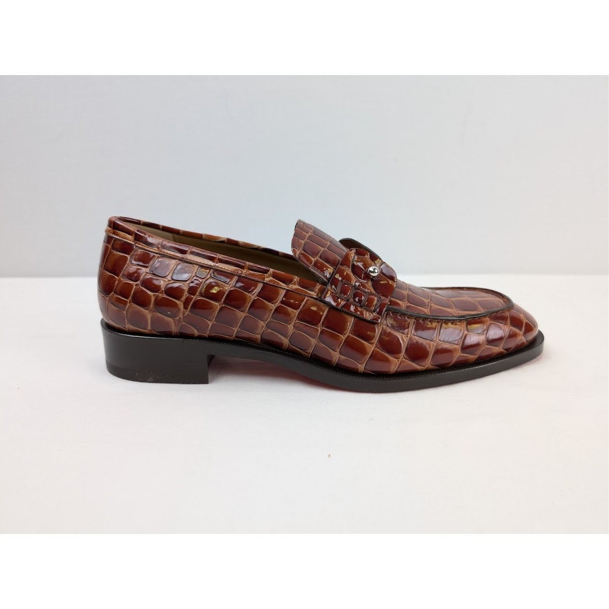Christian Louboutin o1rshd1 Chambelimoc Flat Shoes in Brown Size US 9.5 / EU 42-43 - 3 Thumbnail