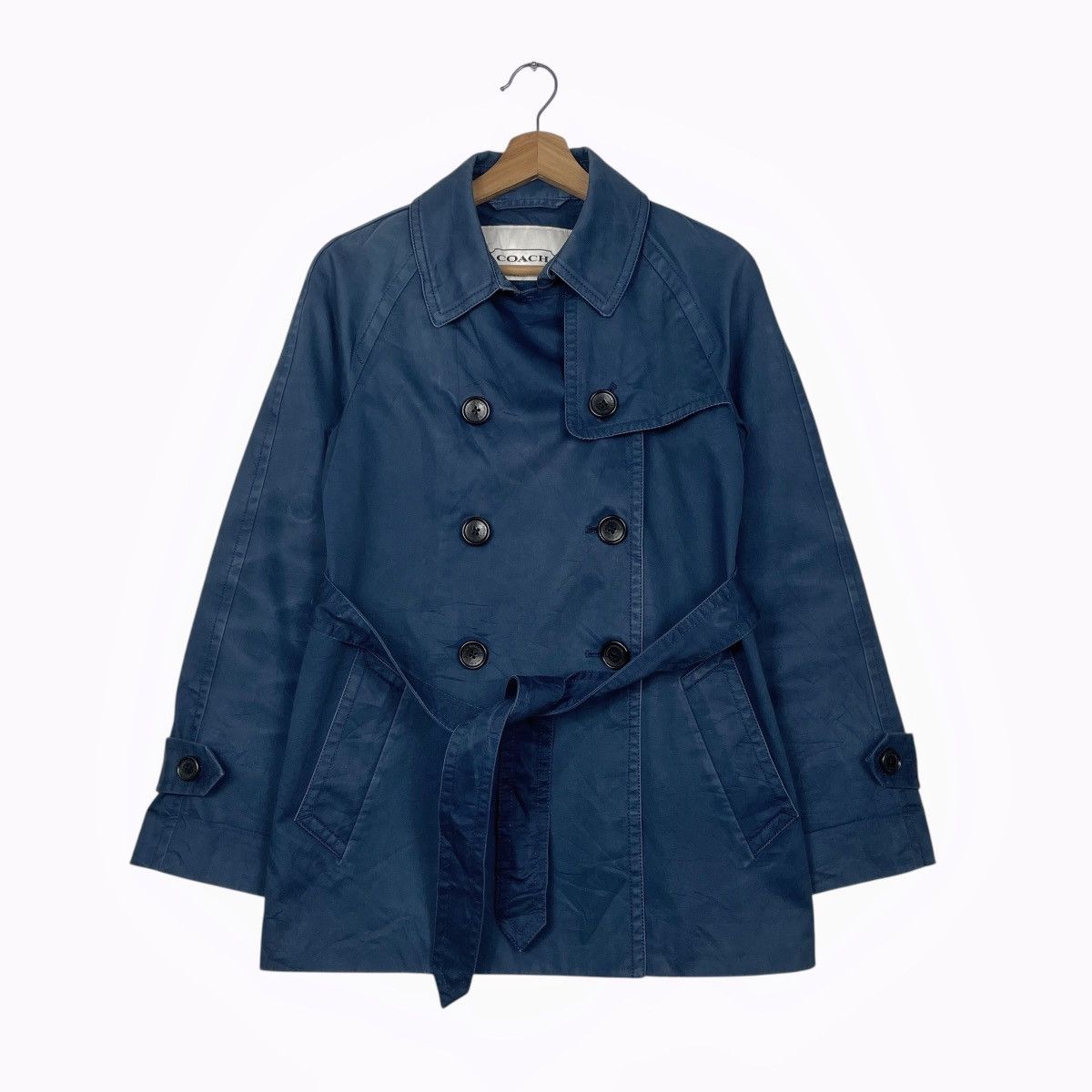 Coach Coach Double Breasted Trenchcoat Size S / US 4 / IT 40 - 1 Thumbnail