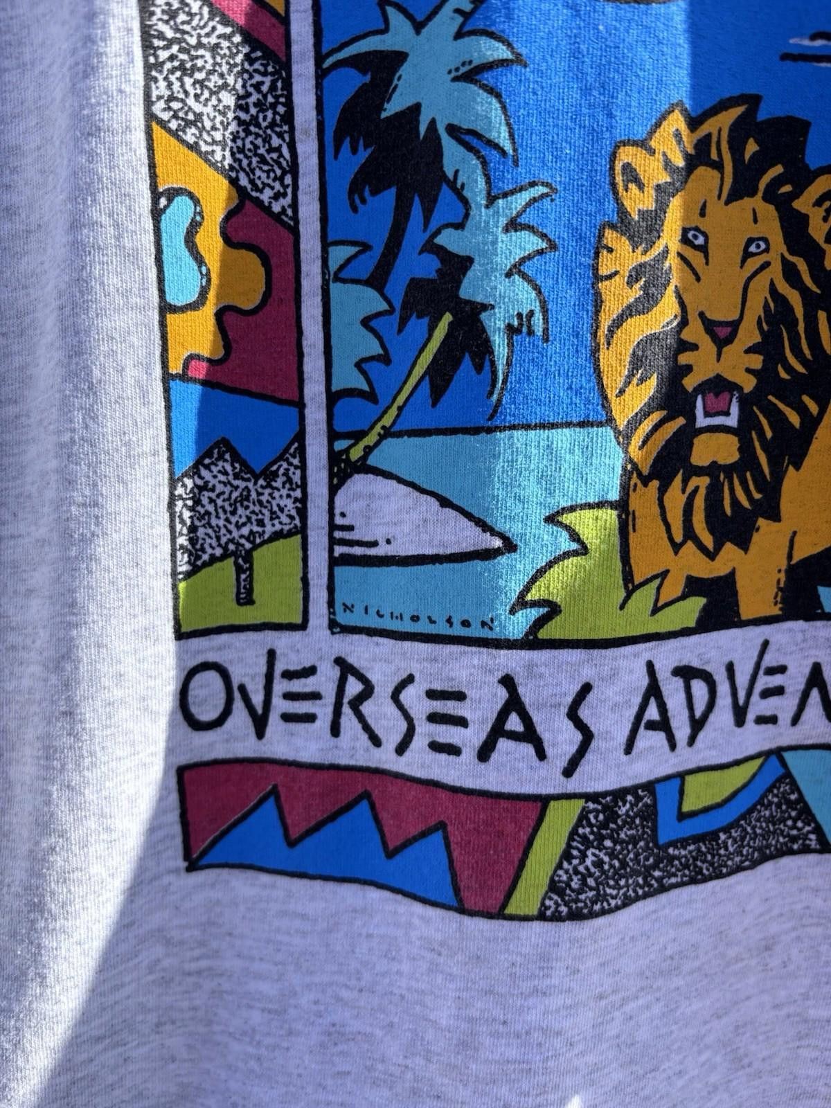 Delta × Vintage Vintage 2000 Overseas Adventure Travel T-shirt Large Delta Size US L / EU 52-54 / 3 - 2 Thumbnail