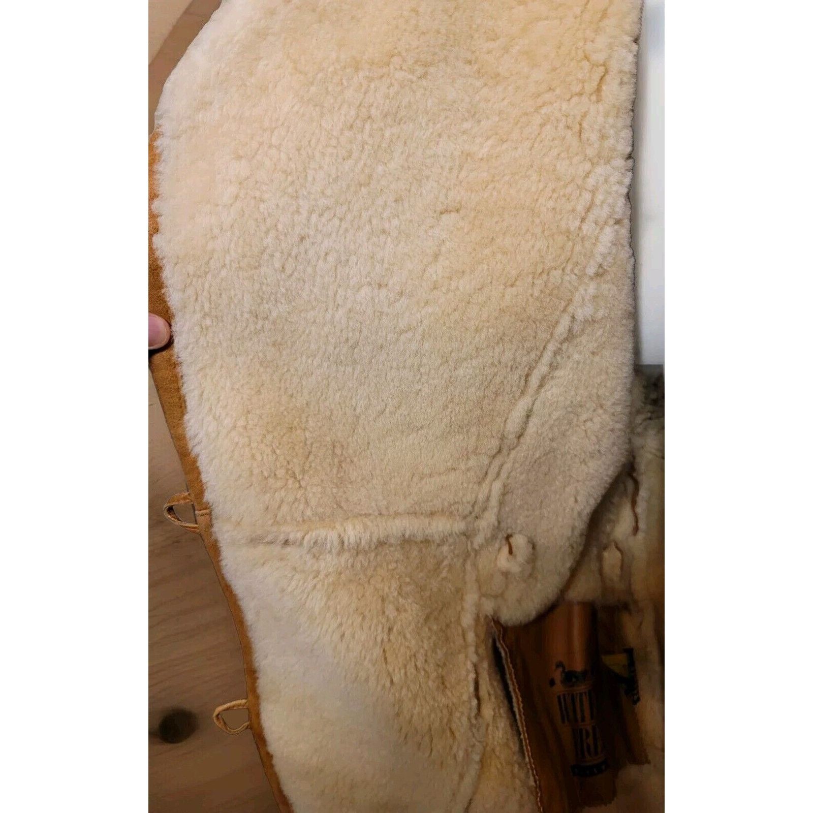 Other Friitala Tan Suede Shearling Coat Women’s Size 10 Size L / US 10 / IT 46 - 5 Thumbnail