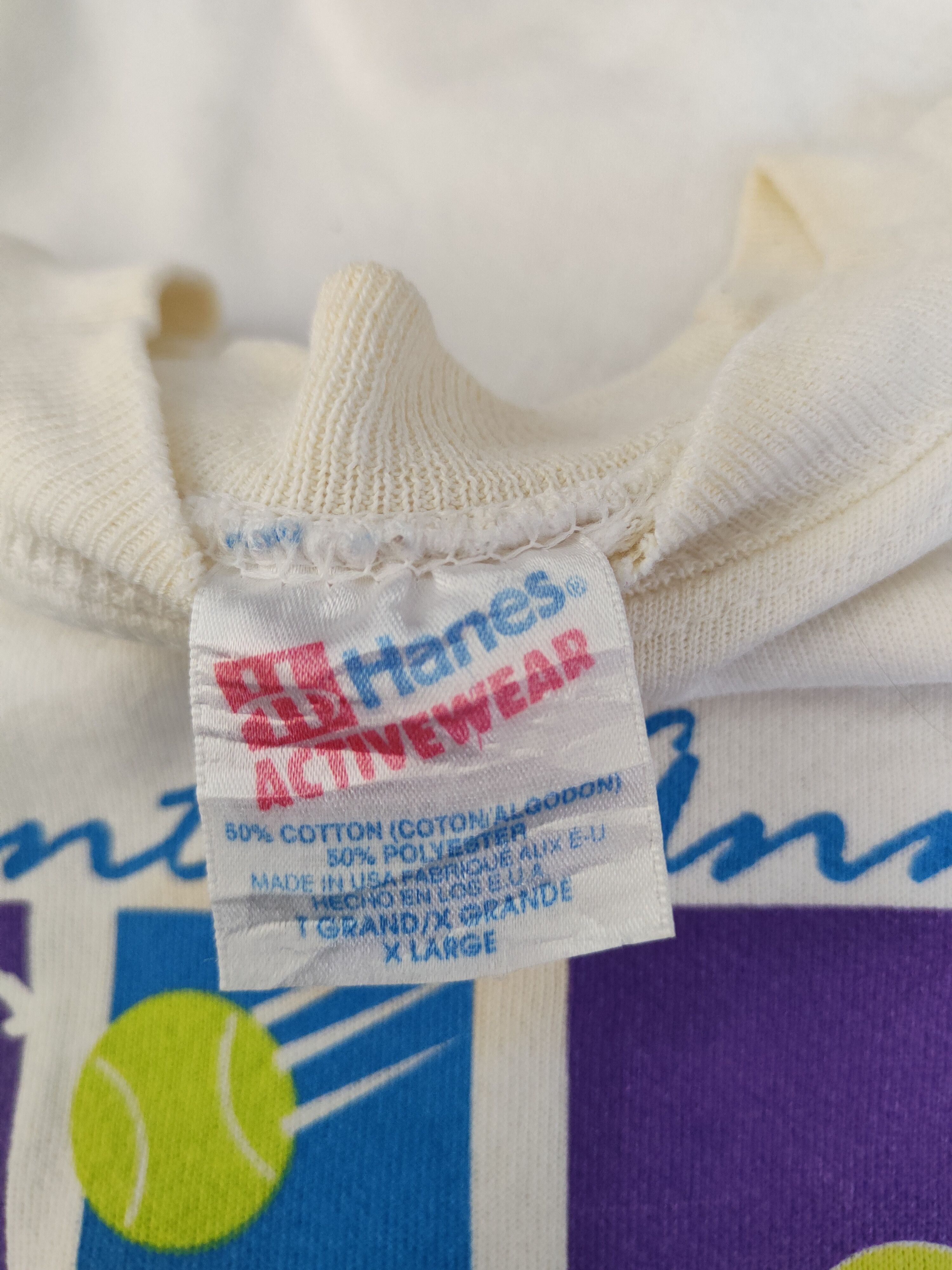 Vintage Hanes vintage White Sweatshirts #S2464 Size US XL / EU 56 / 4 - 12 Thumbnail