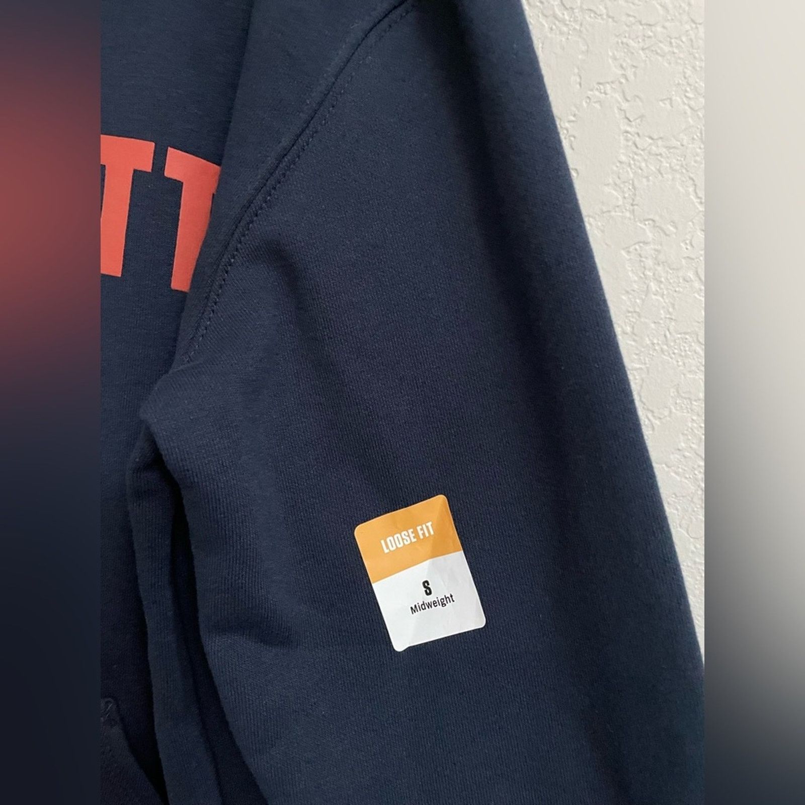 Carhartt Carhartt Midweight Sweatshirt Hoodie Navy Mens Small Size US S / EU 44-46 / 1 - 4 Thumbnail