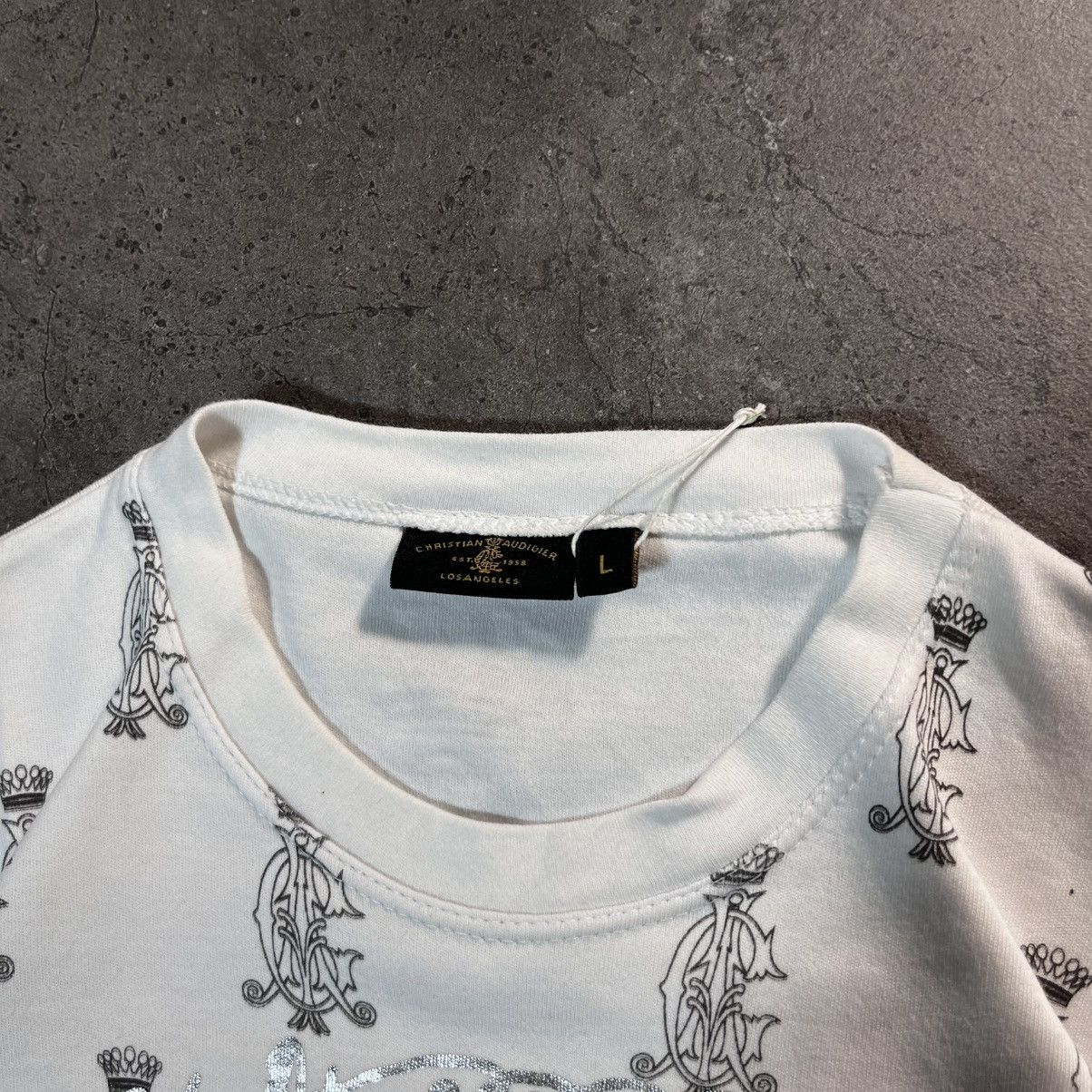 Ed Hardy Ed Hardy Y2K Vintage Saint Mary Big Logo Tee Tshirt Hype Size US M / EU 48-50 / 2 - 9 Thumbnail