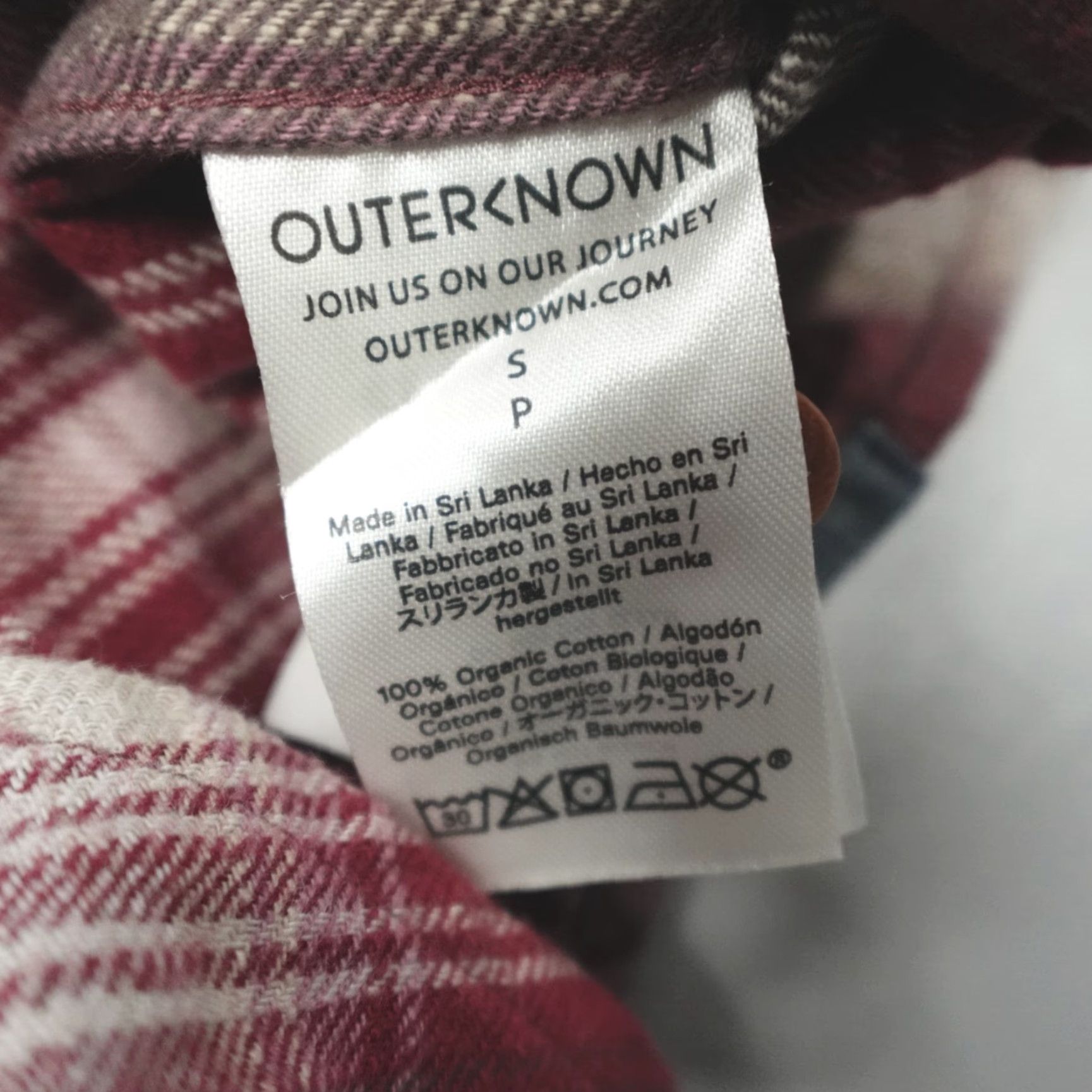 Outerknown Outerknown Button-Up Shirt Men S Flannel Plaid Thick All Seasons Heavyweight Multicolor Long Sleeve Casual Travel Size US S / EU 44-46 / 1 - 5 Thumbnail