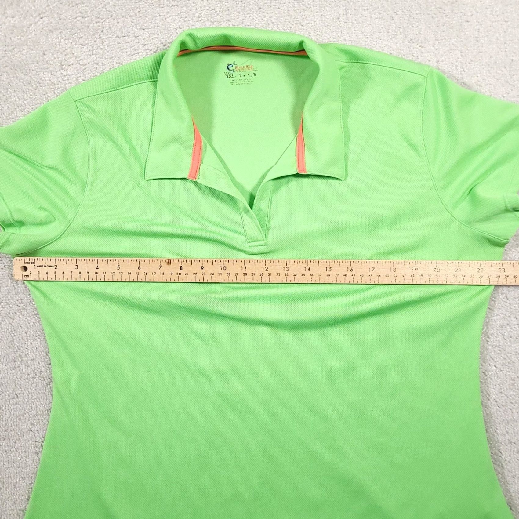 Vintage VINTAGE World Wide Sportsman Polo Shirt Womens 2XL Green V Neck Short Sleeve Fishing Shirt Mens? Size XXL / US 16-18 / IT 52-54 - 5 Thumbnail