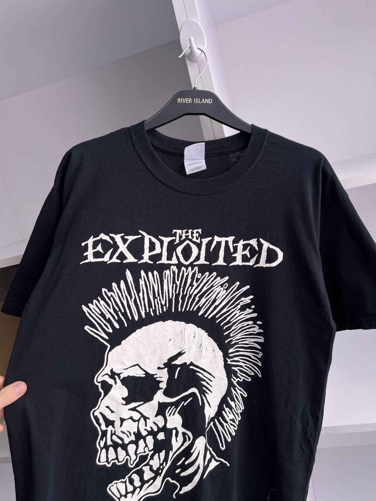Band Tees × Vintage Vintage 2004 The Exploited T Shirt Black Skull Rock Punk Tee Size US L / EU 52-54 / 3 - 10 Thumbnail