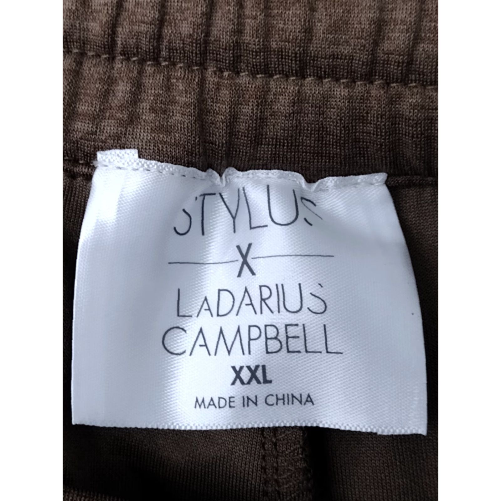 Vintage Stylus Ladarius Campbell Heather Warm Sand Flat Front Pants Men 2XL Relaxed Slim Stretch Flat Front Elastic Back Waist Casual Travel Size US 39 - 5 Thumbnail