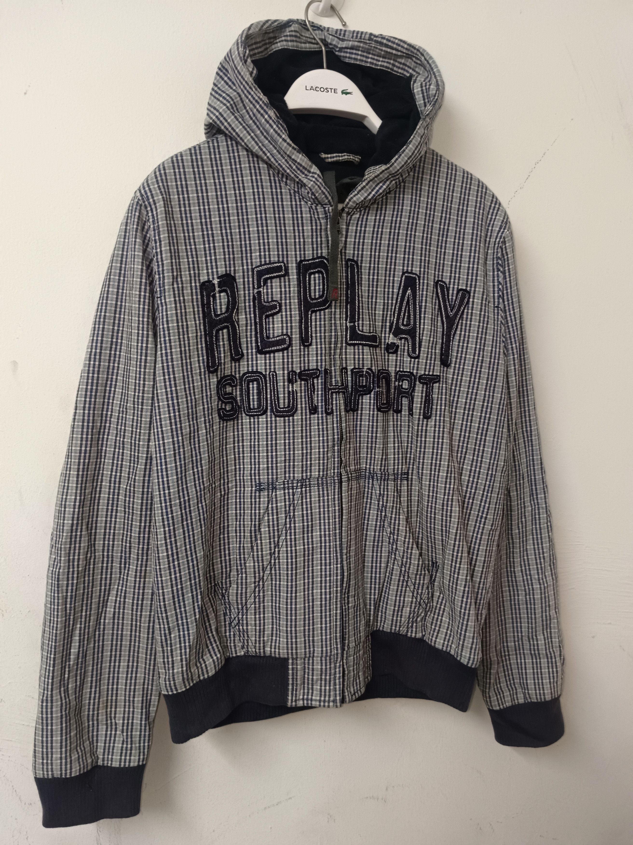 Replay × Vintage Vintage Y2K Replay Jacket Hoodie Plain Size US M / EU 48-50 / 2 - 1 Thumbnail