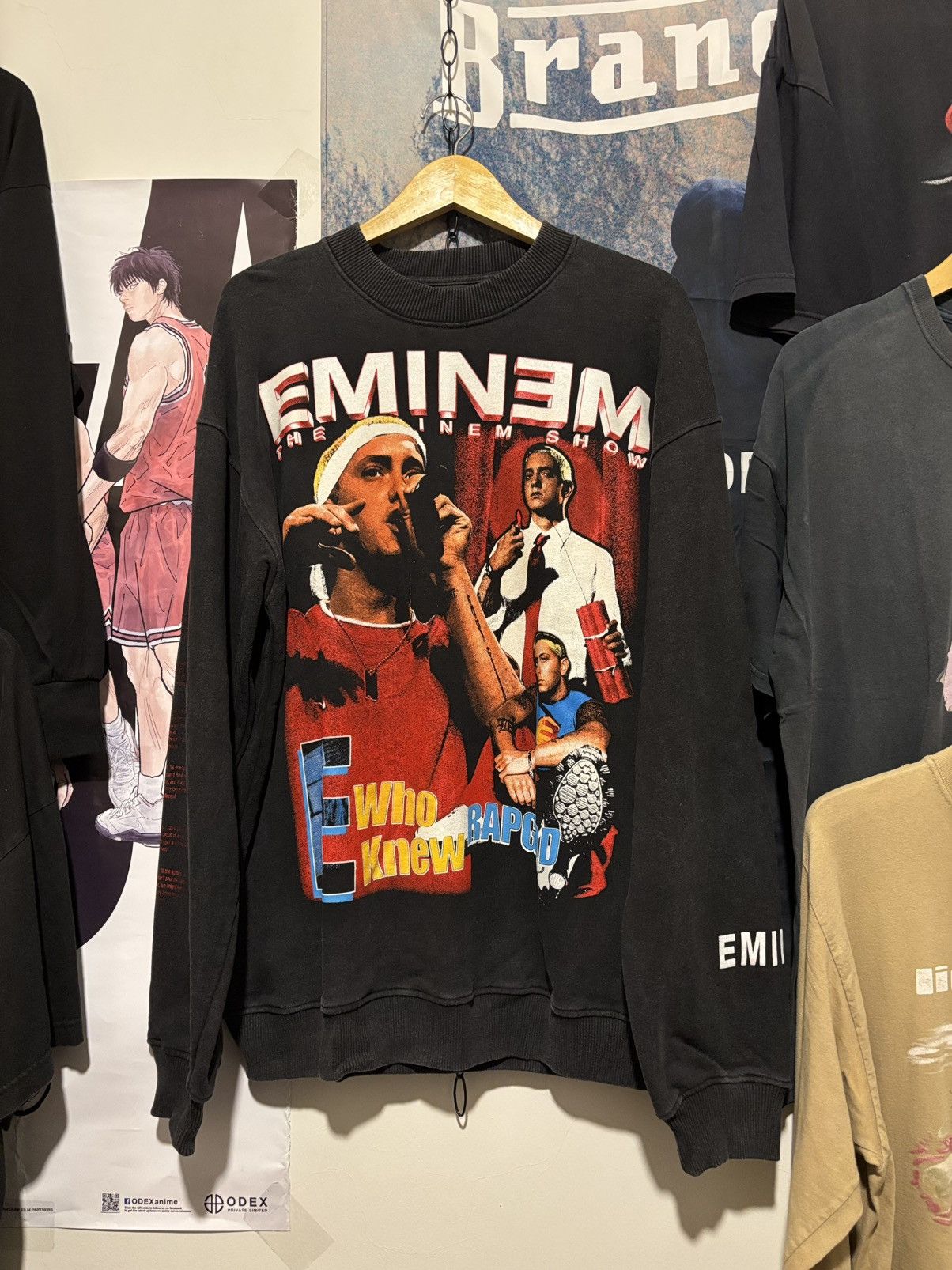 Band Tees × Eminem × Rap Tees Eminem Rap Sweatshirt Limited Size US XL / EU 56 / 4 - 1 Thumbnail