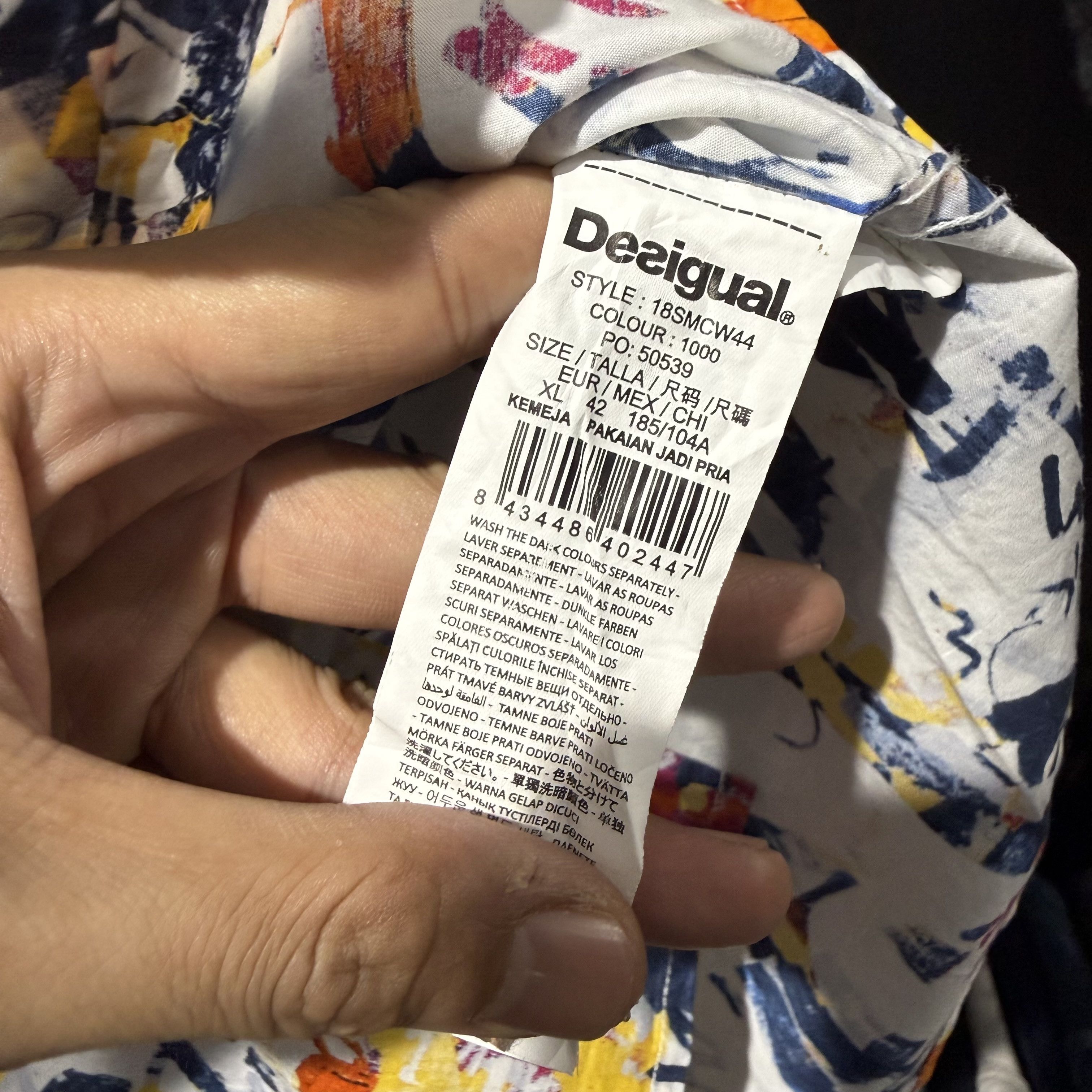 Desigual Desigual Art Slim Shirt Size US XL / EU 56 / 4 - 6 Thumbnail