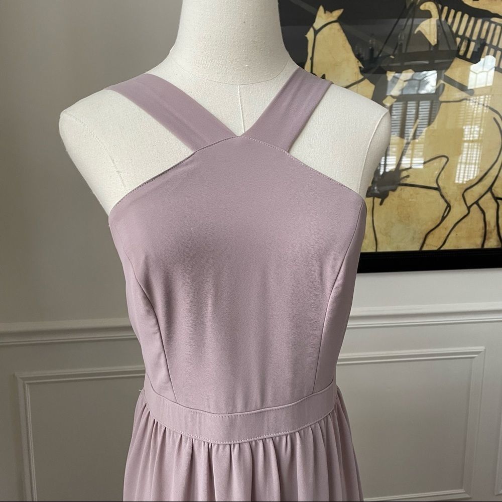 Other LuLu’s Air of Romance Dusty Lavendar Taupe Maxi Dress S Size S / US 4 / IT 40 - 2 Thumbnail
