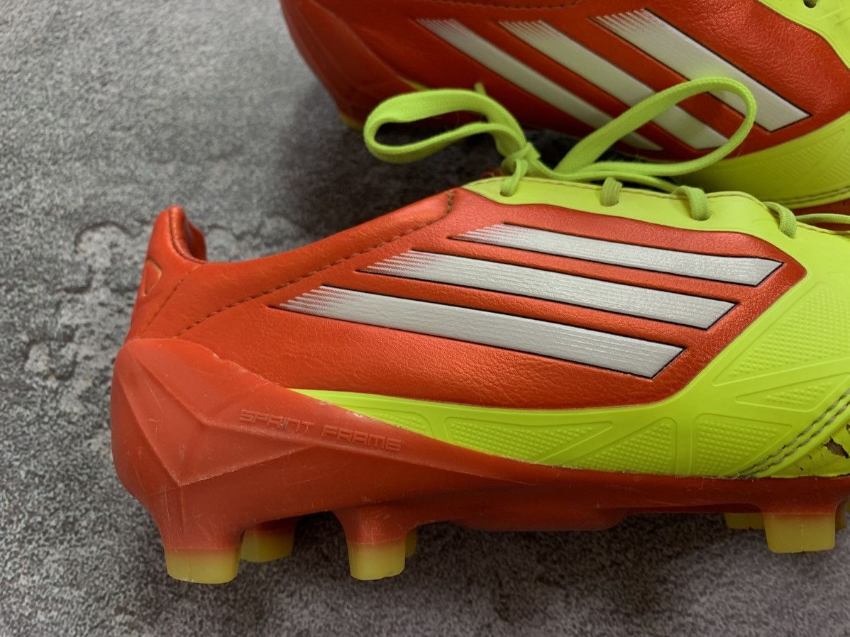 Adidas × Vintage Adidas Adizero F50 FG Yellow Leather Football Soccer Shoes Size US 7.5 / EU 40-41 - 3 Thumbnail