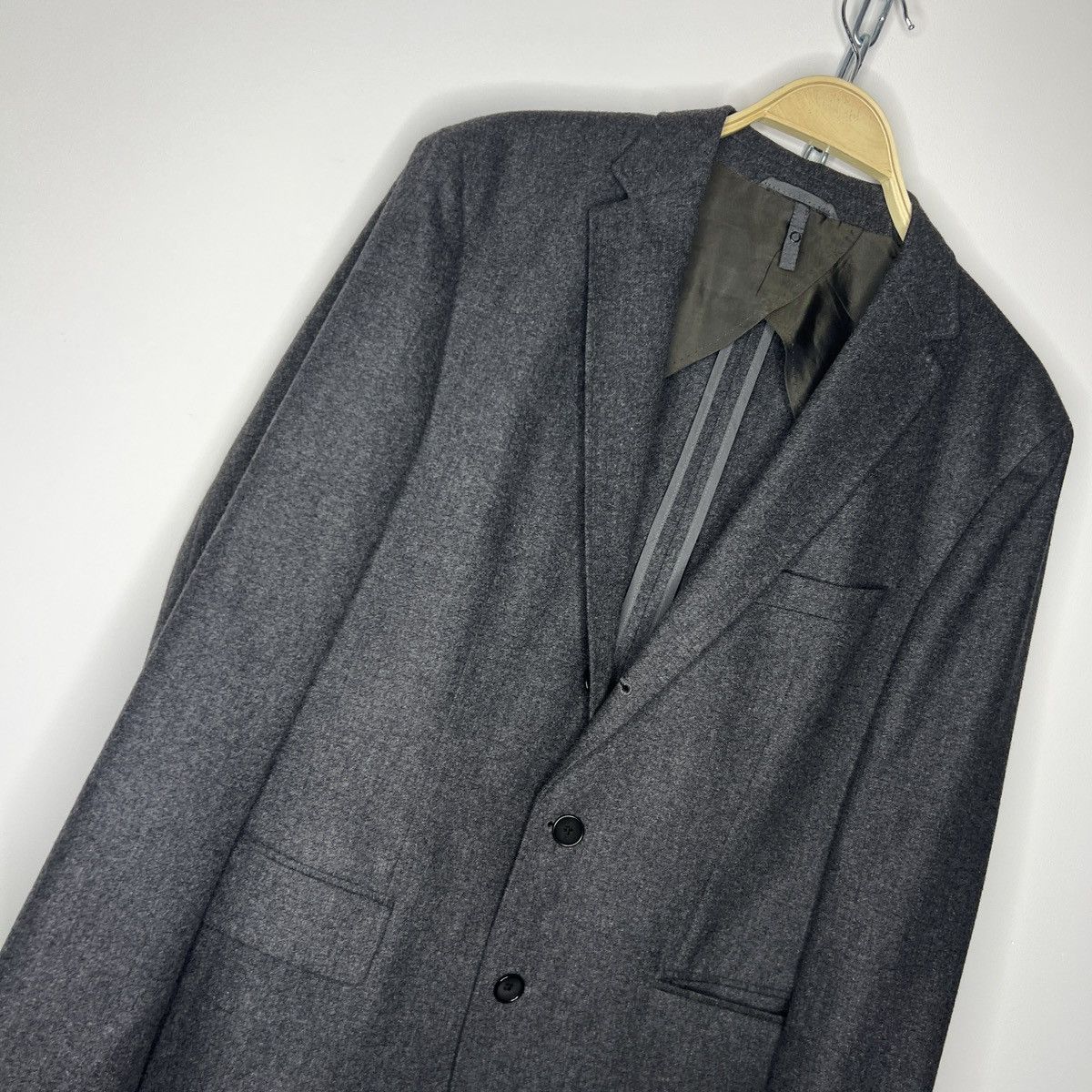 Colombo × Designer × Hugo Boss "Colombo" Wool Travel Blazer Jacket Wool Cashmere Size 38R - 3 Thumbnail